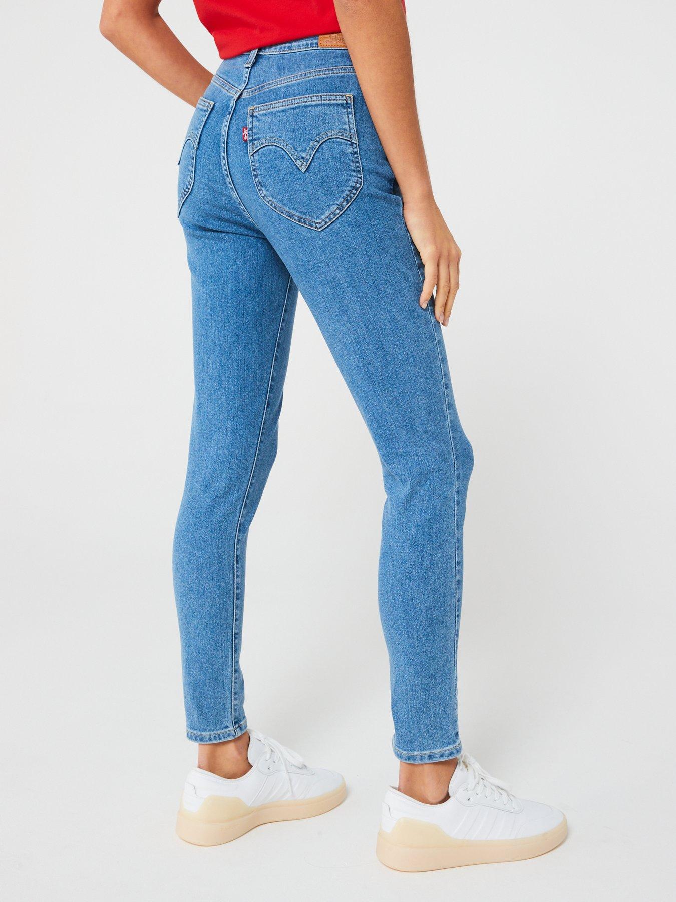 Retro High Skinny Jean Semi Sweet Blue