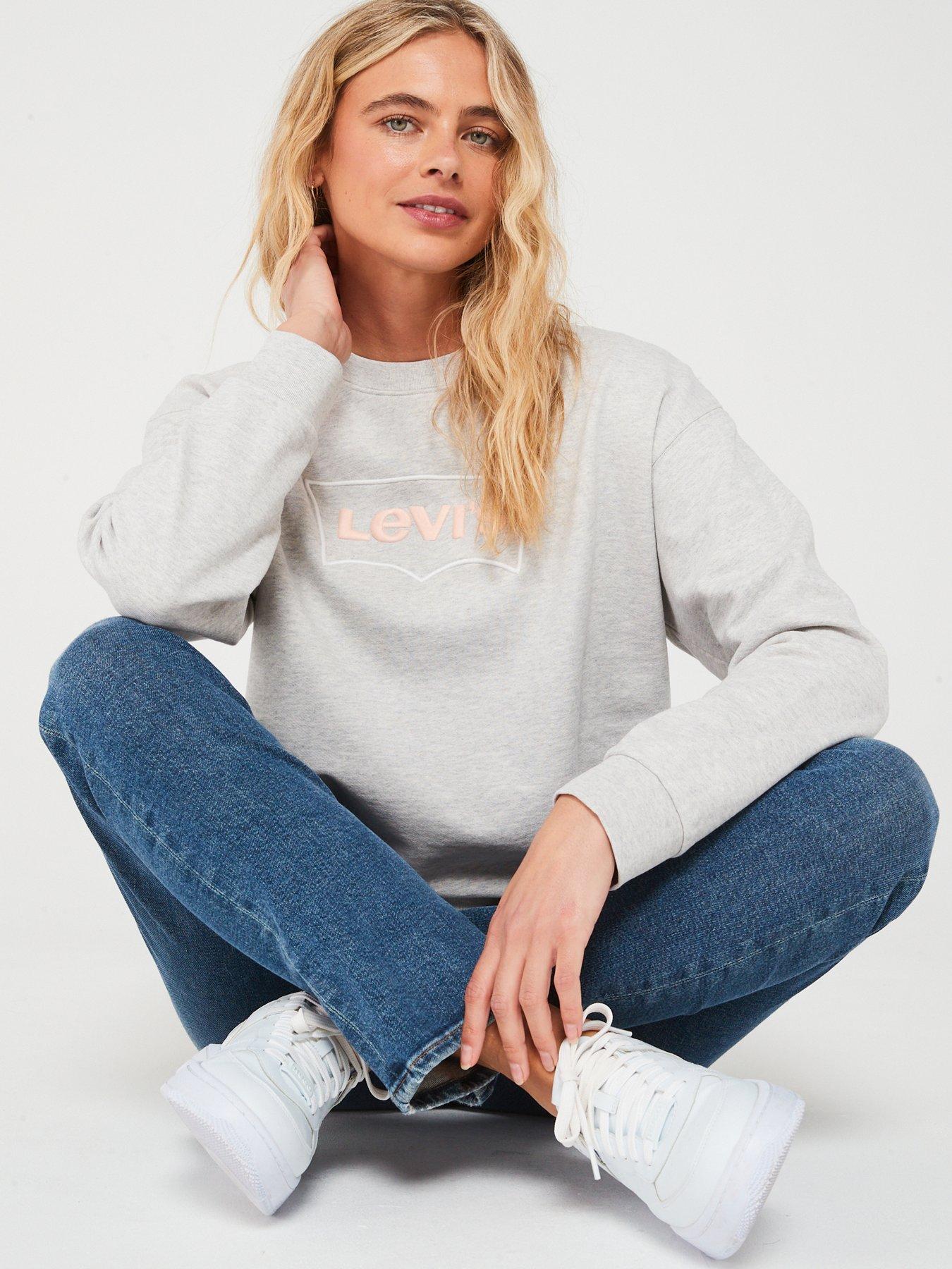 Levi's Graphic Salinas Crew Neck Embroidered Logo Sweatshirt - Crew ...