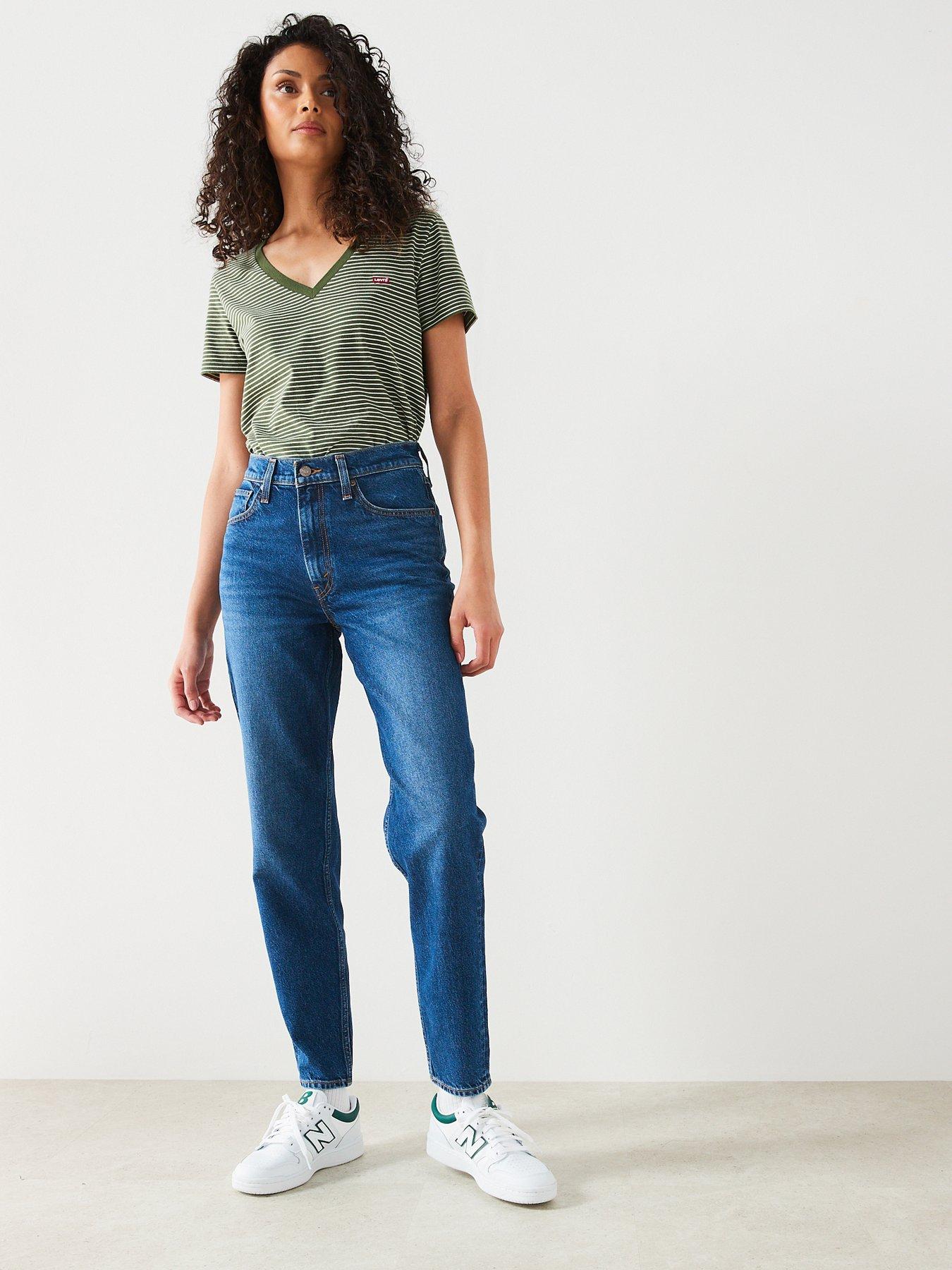 Levi's® 80S MOM - Jeans Tapered Fit - tough cookie/blue denim 