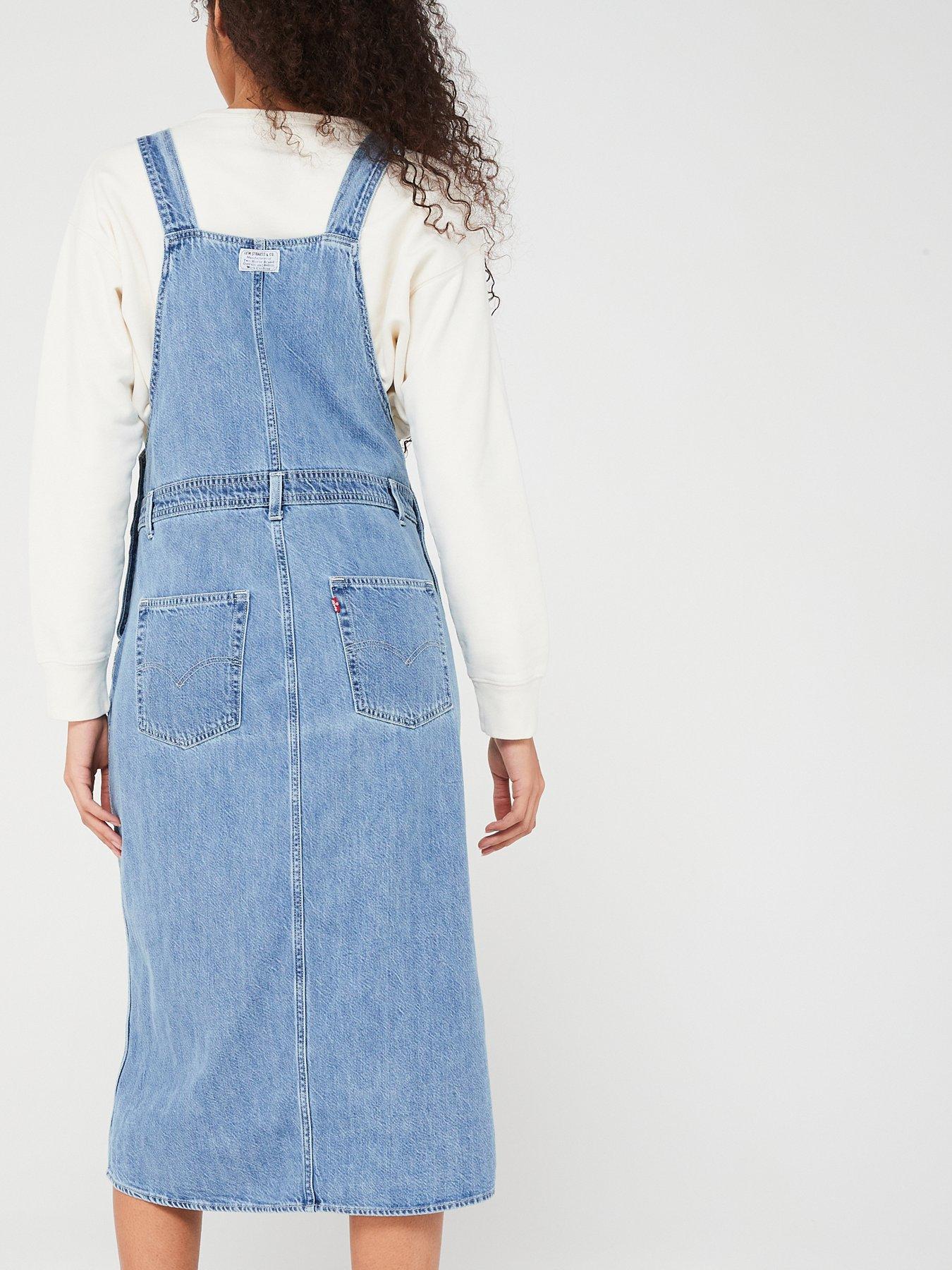 Levis pinafore shop dress