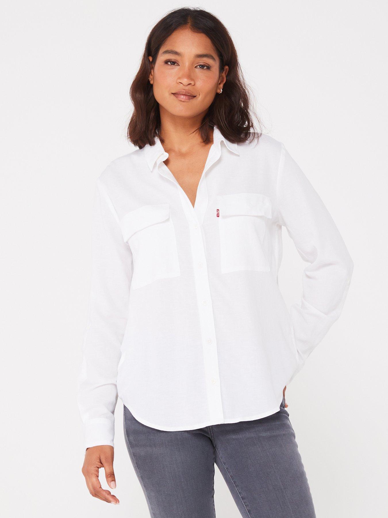 Levi s Doreen Utility Shirt Bright White Very