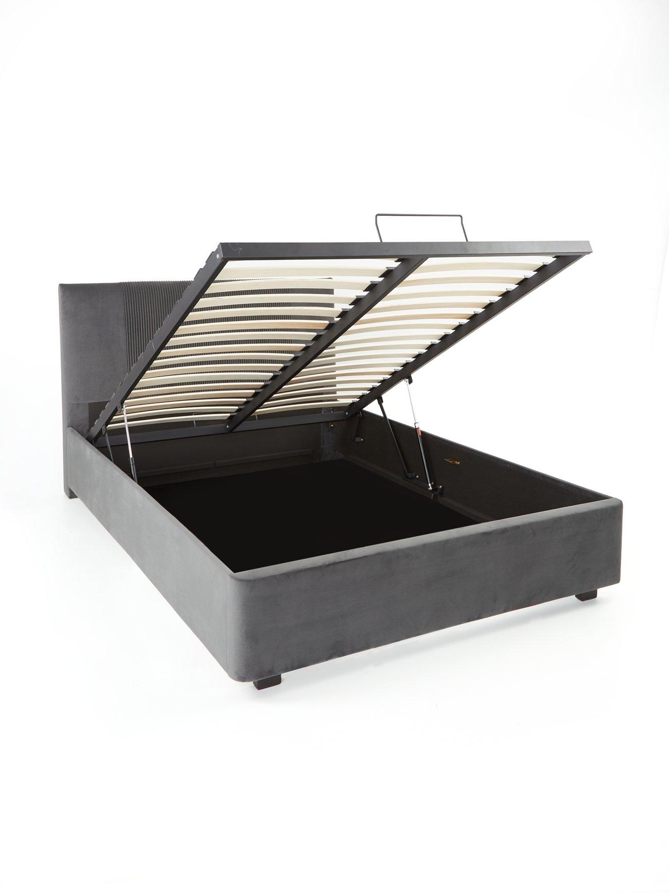 Image 3 of 5 of Very Home Serenity End Lift Up Storage Ottoman Bed with Mattress Options (Buy &amp; SAVE!)