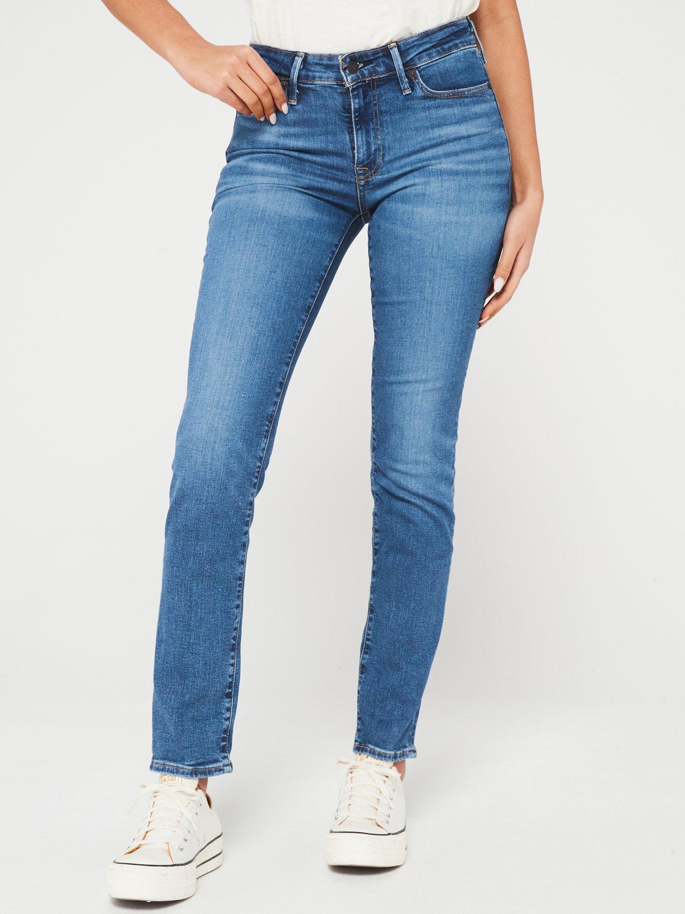 Levi's 712 mid rise slim jeans hotsell