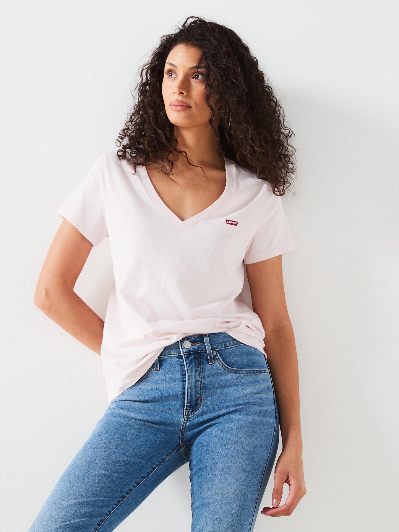 Levi's perfect v neck tee 2025