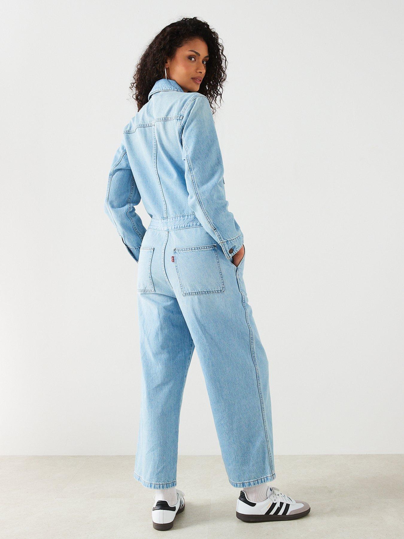 Levi's kick outlet flare jumpsuit