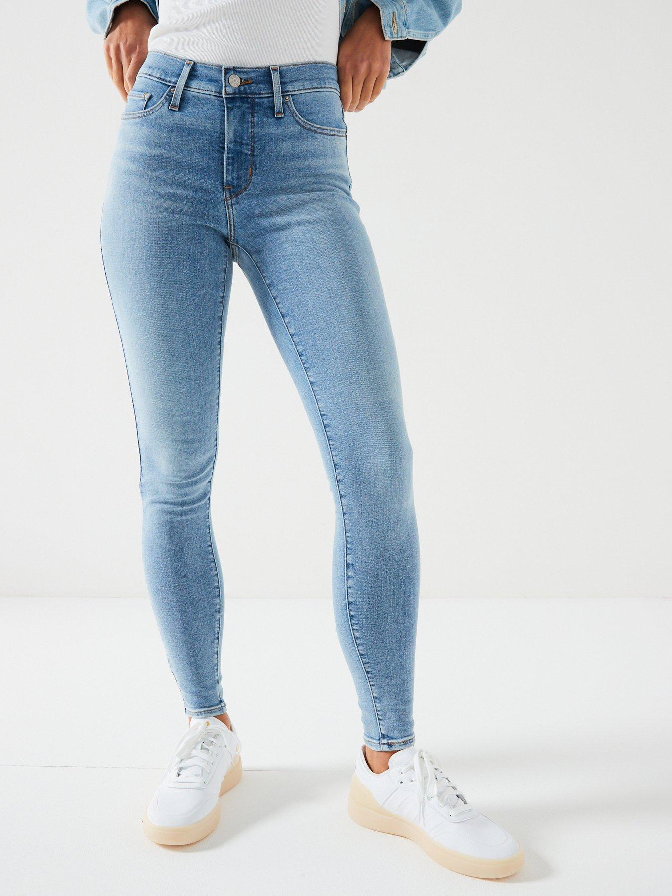 undefined 310T Shaping Super Skinny Jeans - Off Kilter Clean Hem - Blue