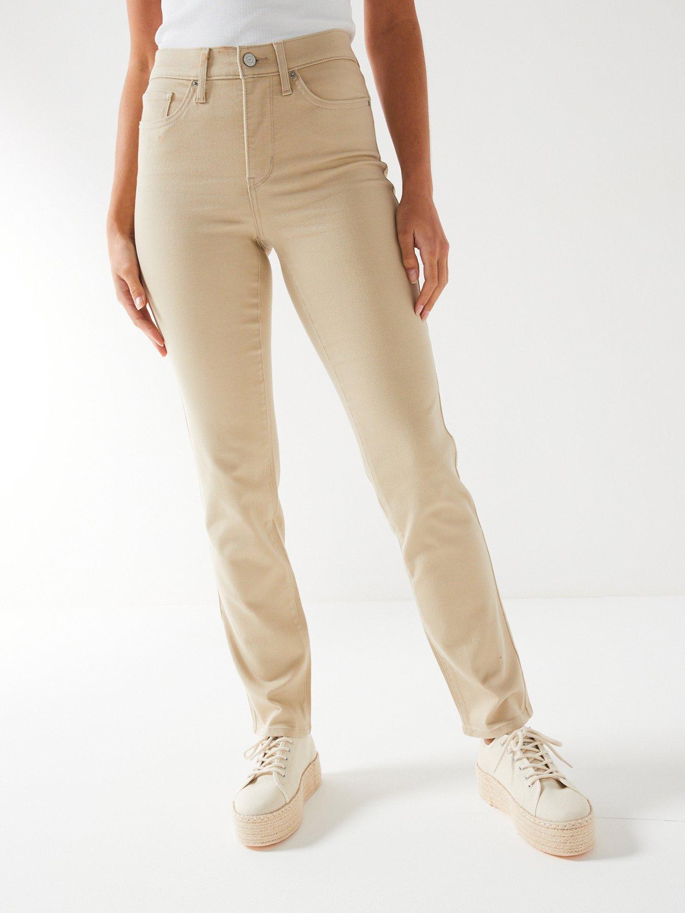 Beige jeans 2025 womens uk