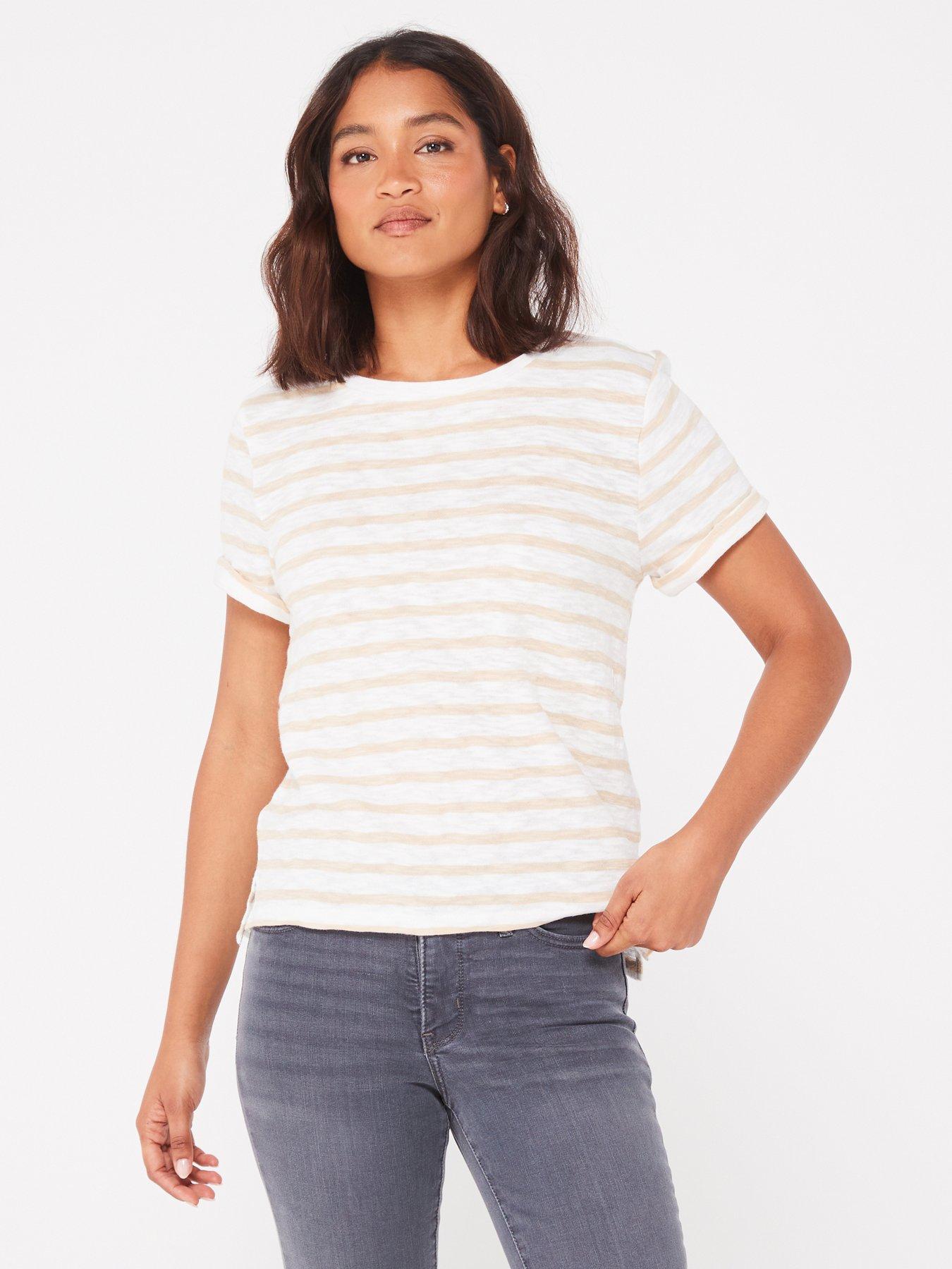 Levi s Margot T shirt Captain Stripe Cloud Very