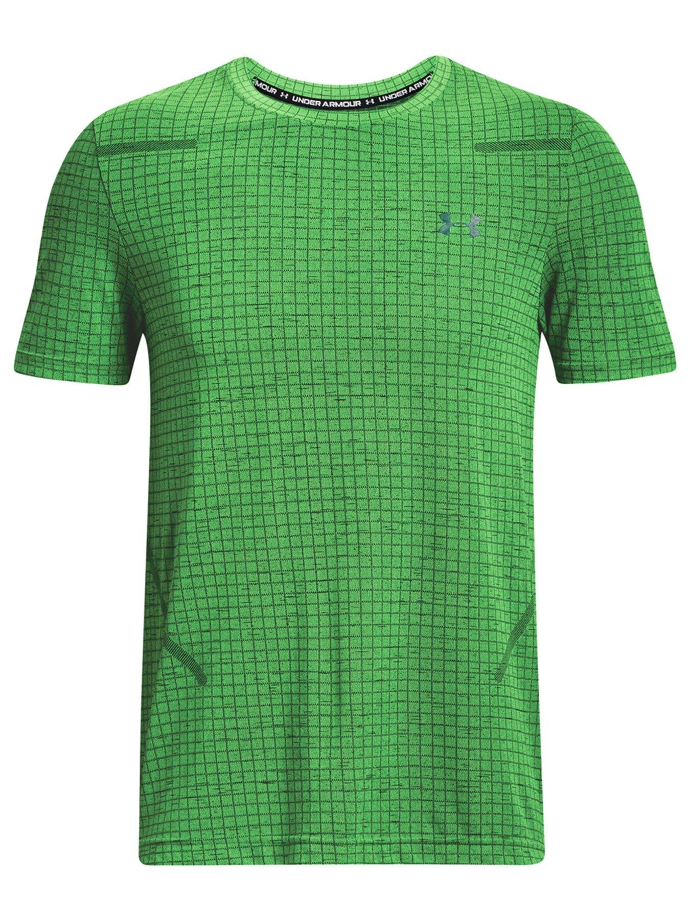 UNDER ARMOUR Men's Training Vanish Seamless Grid T-shirt - Green