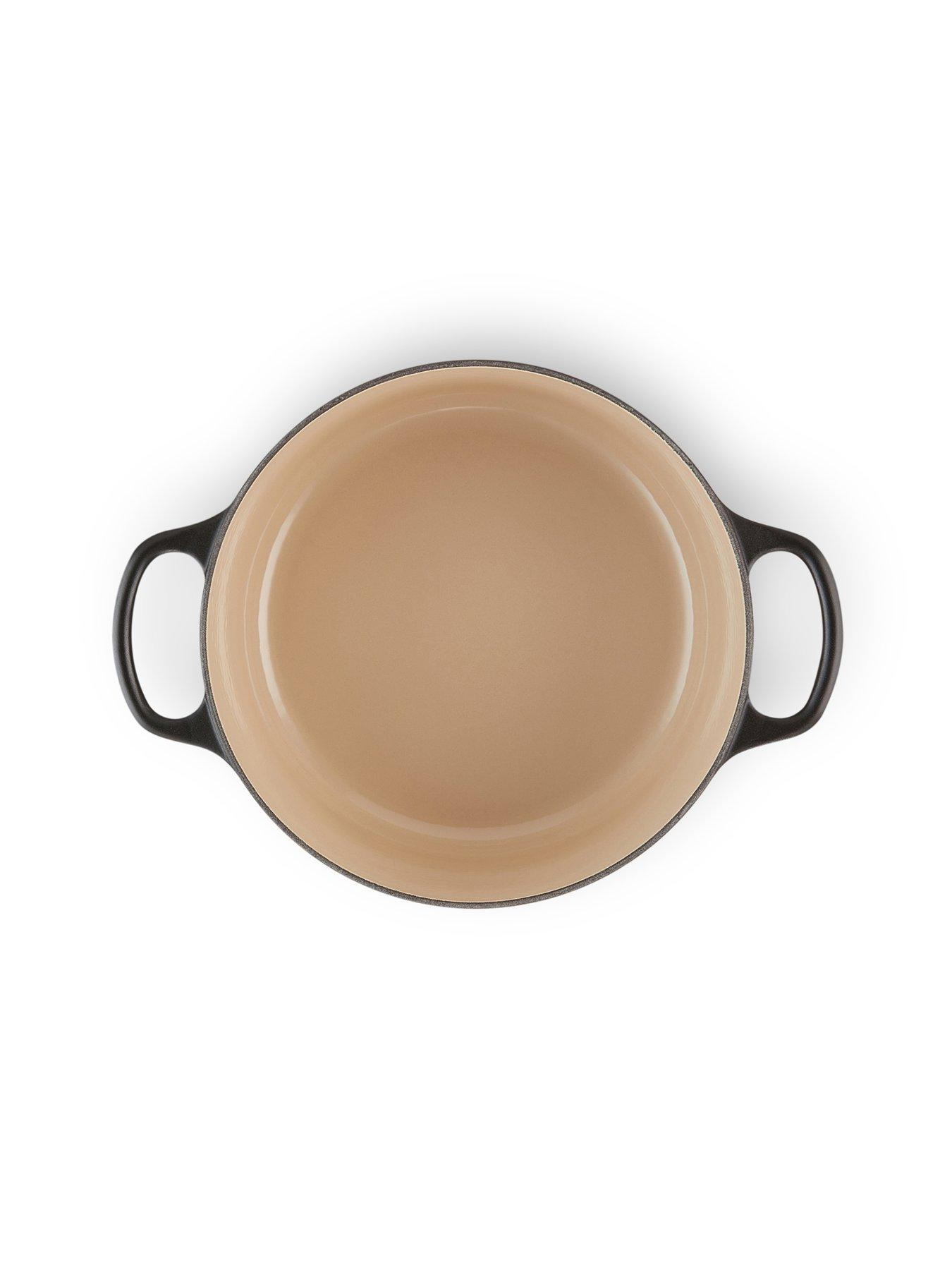 Image 6 of 7 of Le Creuset Signature Cast Iron Round 26 cm Casserole in Satin Black