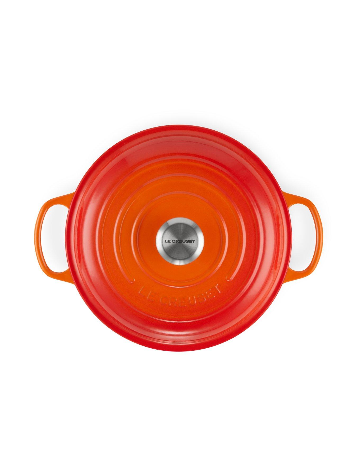 Image 5 of 7 of Le Creuset Signature 30 cm Shallow Cast Iron Casserole Dish&nbsp;in Volcanic