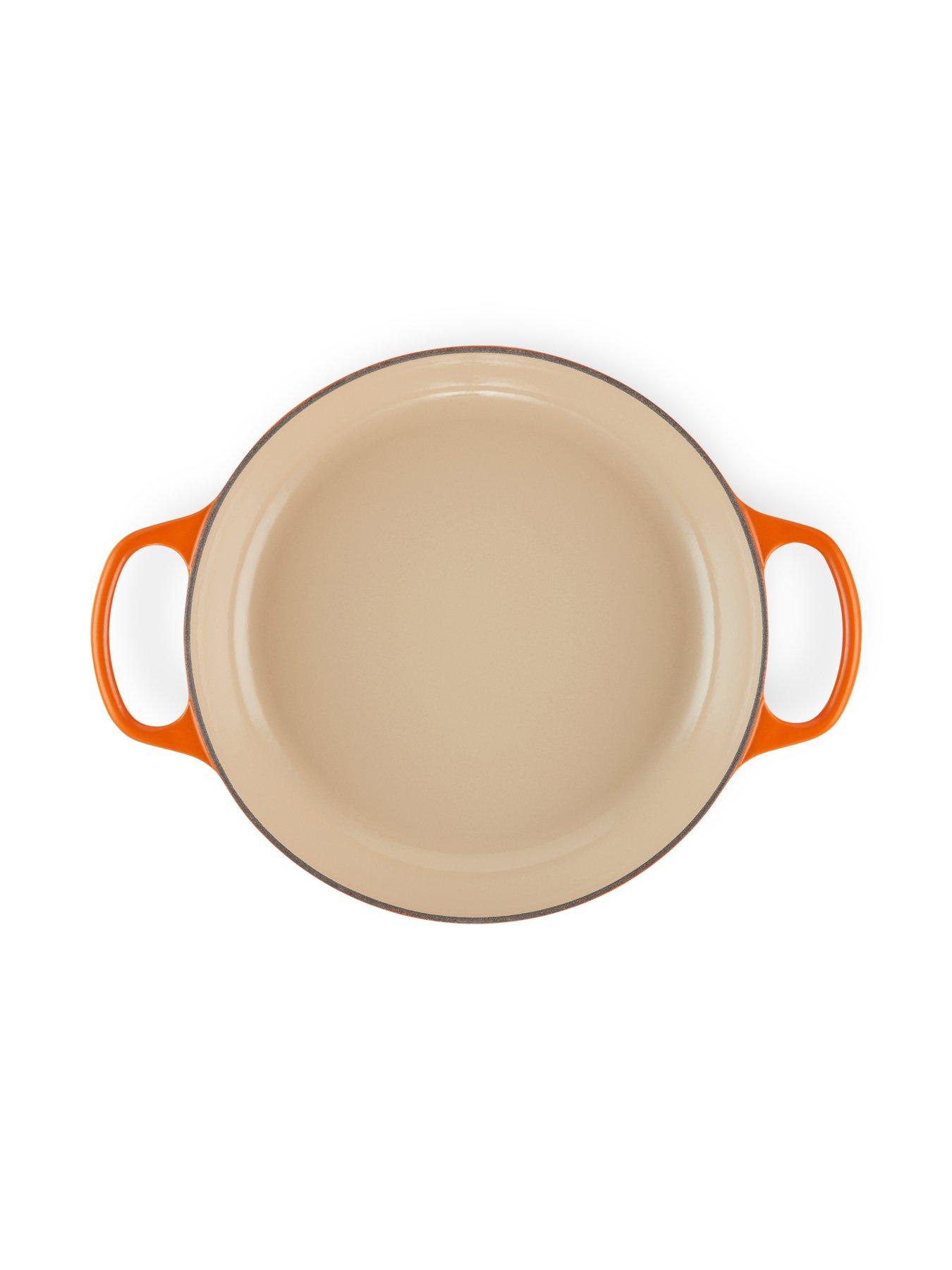 Image 6 of 7 of Le Creuset Signature 30 cm Shallow Cast Iron Casserole Dish&nbsp;in Volcanic