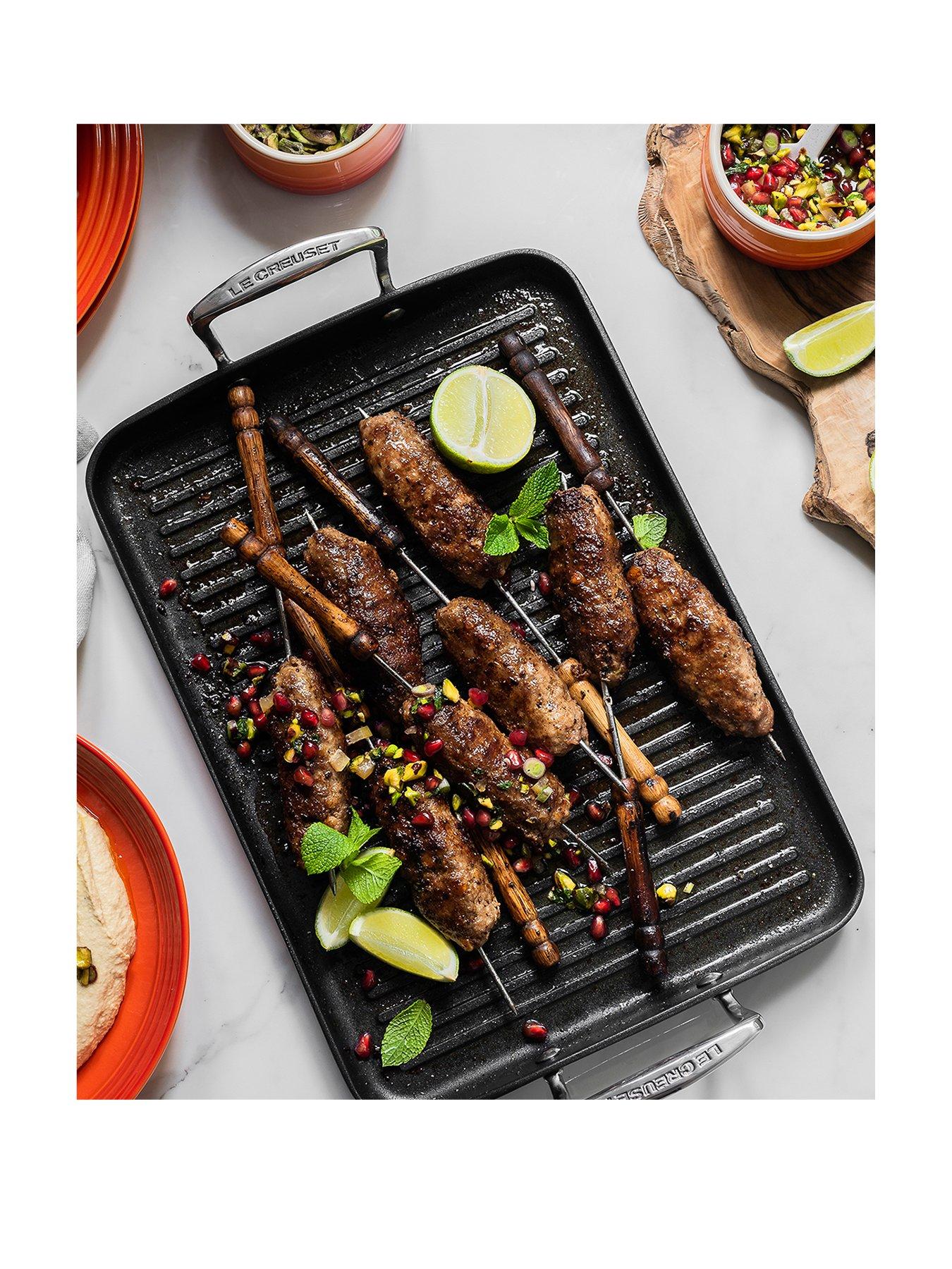 Le creuset double burner grill best sale