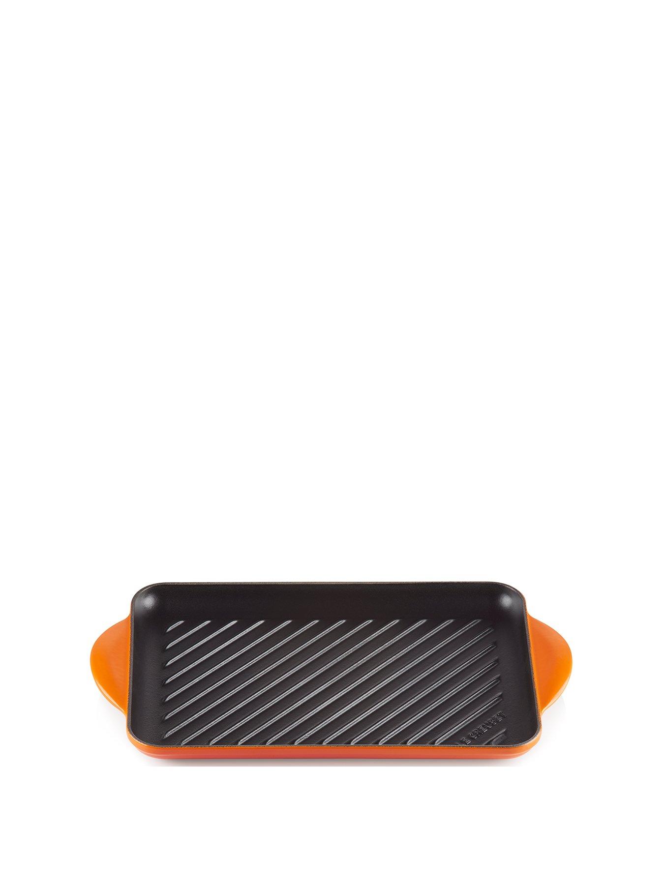 undefined Cast Iron 32 cm Rectangular Grill in Volcanic