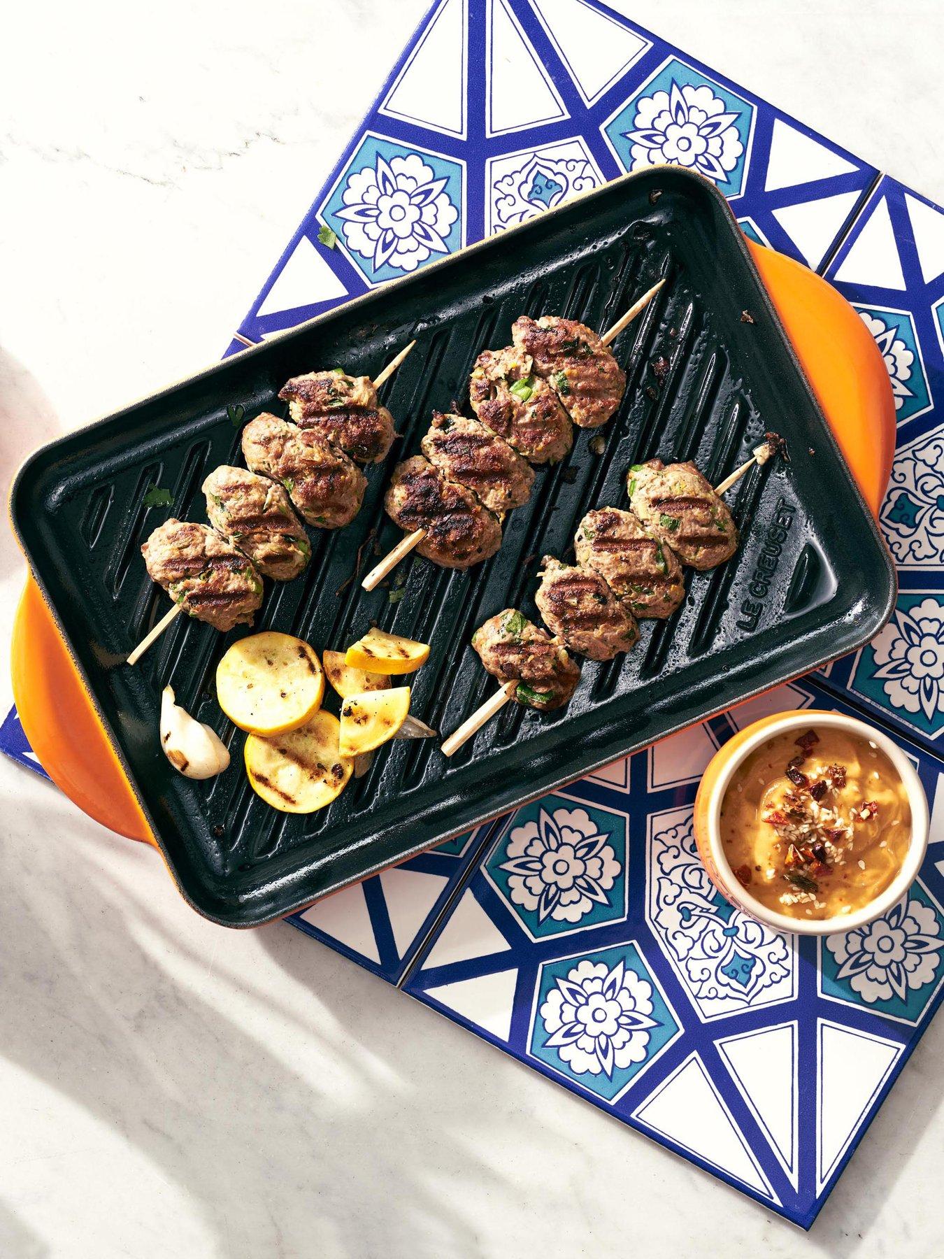 Image 6 of 6 of Le Creuset Cast Iron 32 cm Rectangular Grill in Volcanic