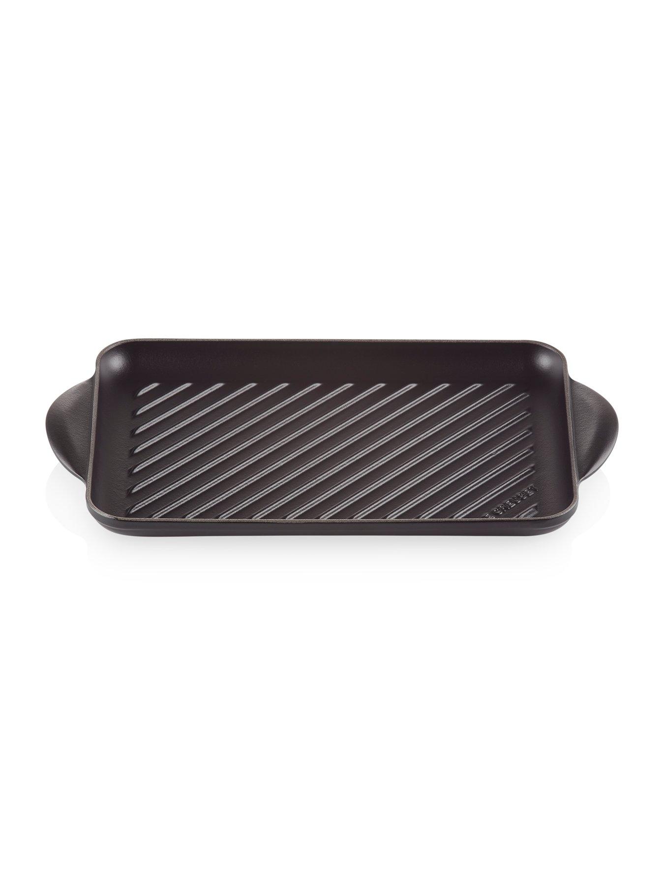undefined Cast Iron 32 cm Rectangular Grill in Volcanic