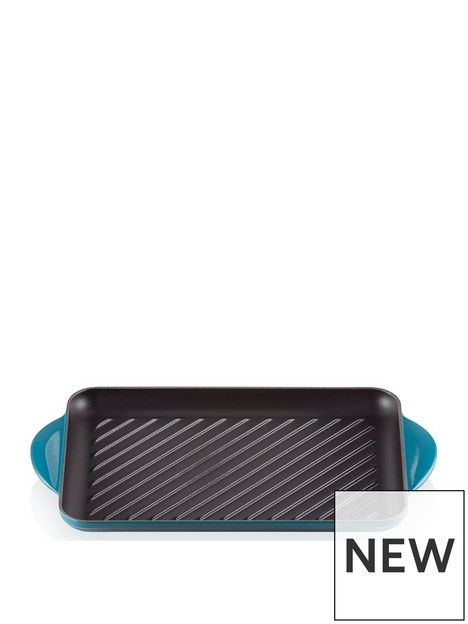 le-creuset-cast-iron-32-cm-rectangular-grill-in-deep-teal