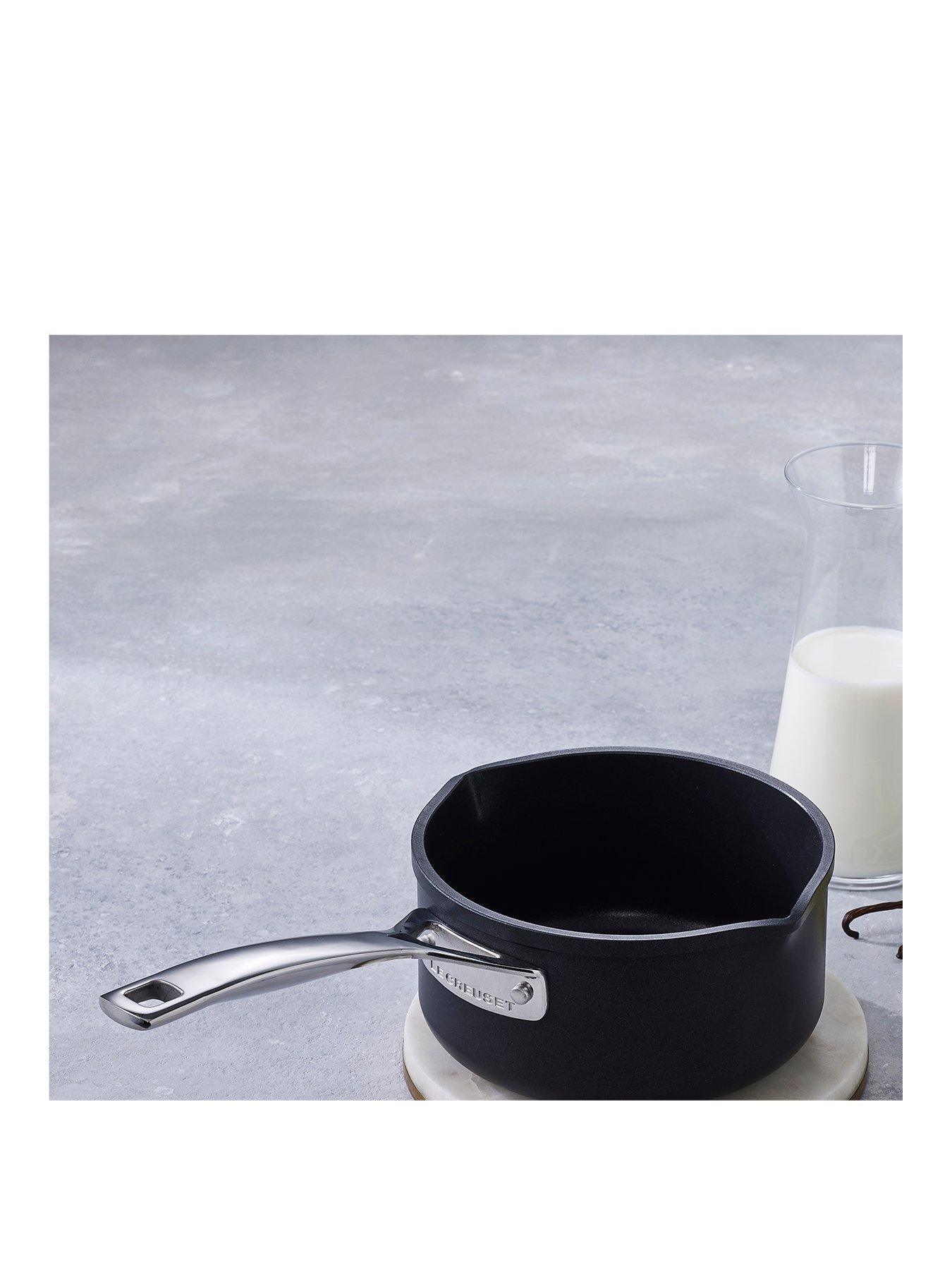 Product photograph of Le Creuset Toughened Non-stick 16 Cm Milk Pan from very.co.uk