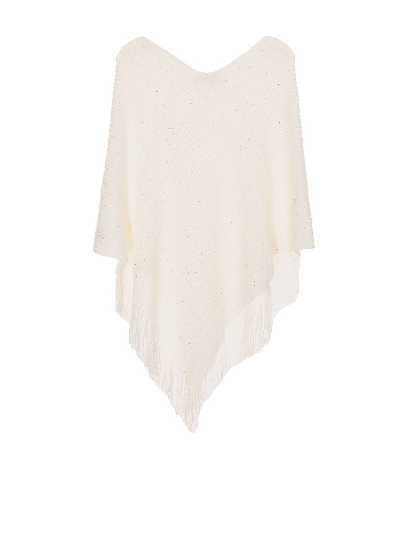 Fine knit outlet poncho