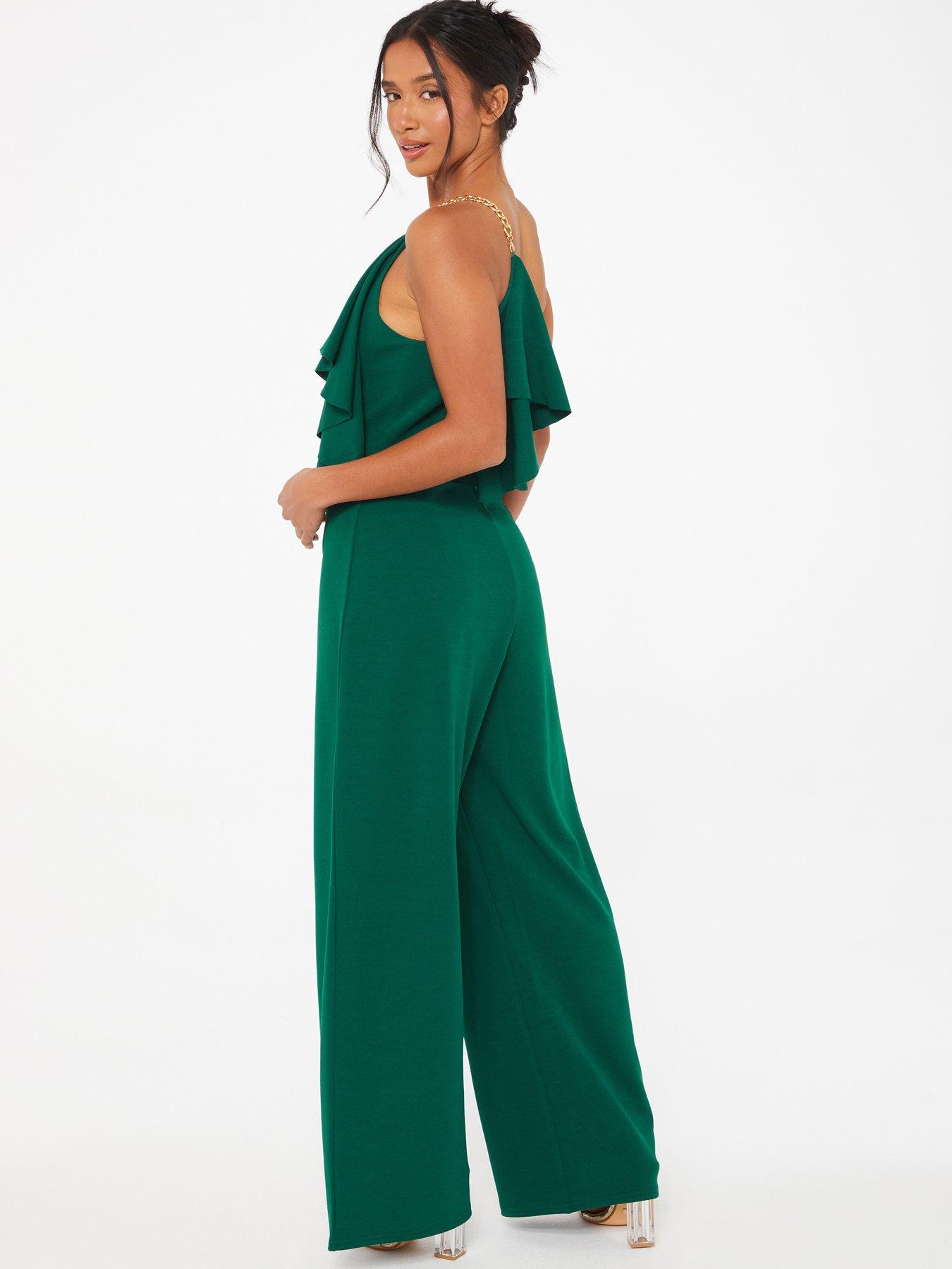 Petite cheap green jumpsuit