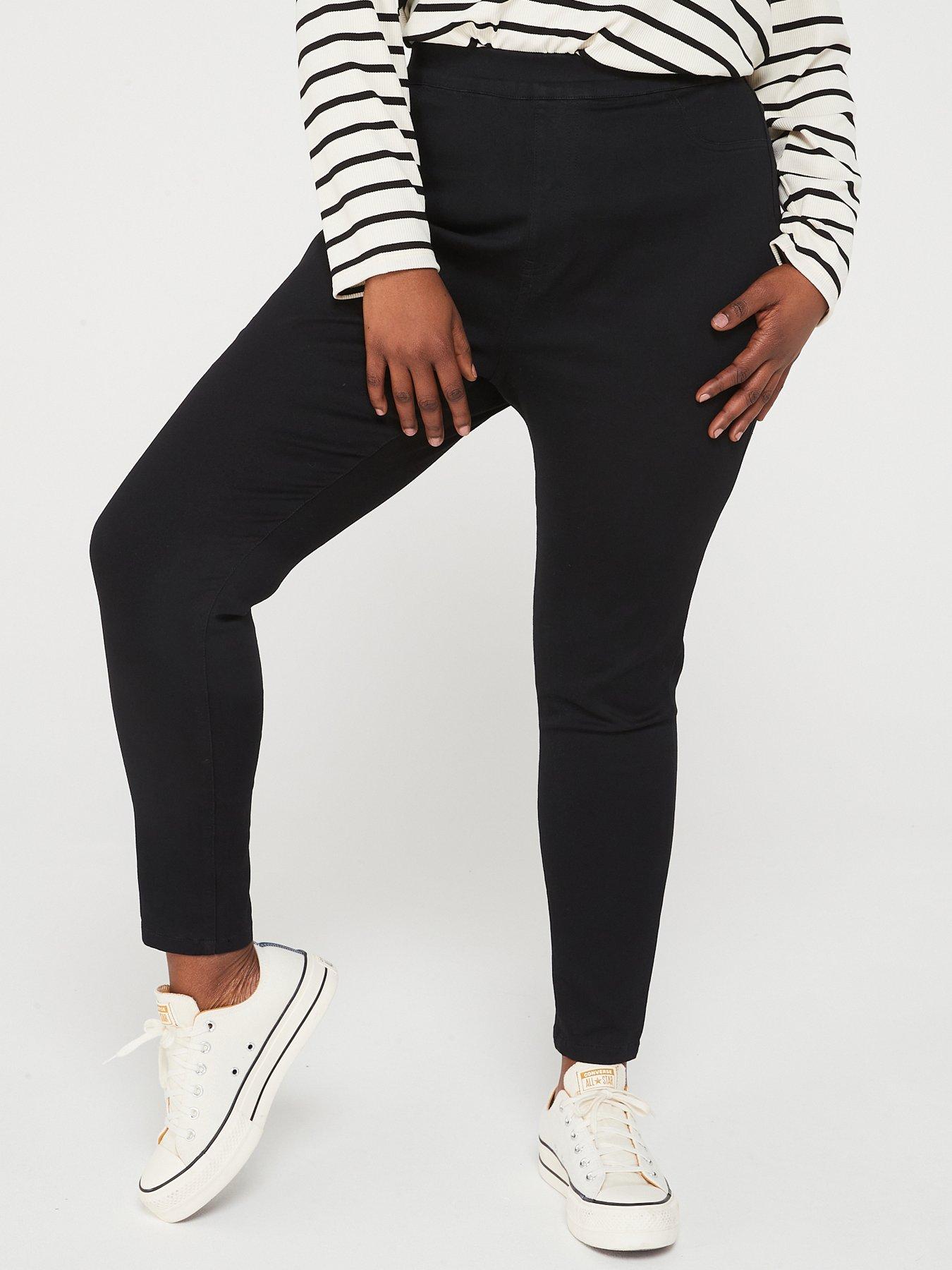 Petite Basics 2 Pack High Waisted Core Jersey Knit Leggings