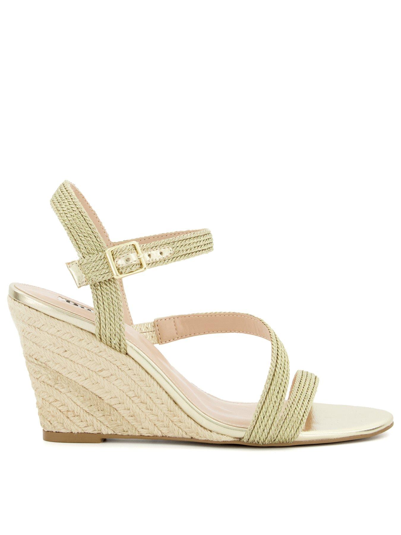 Dune yellow wedges hotsell