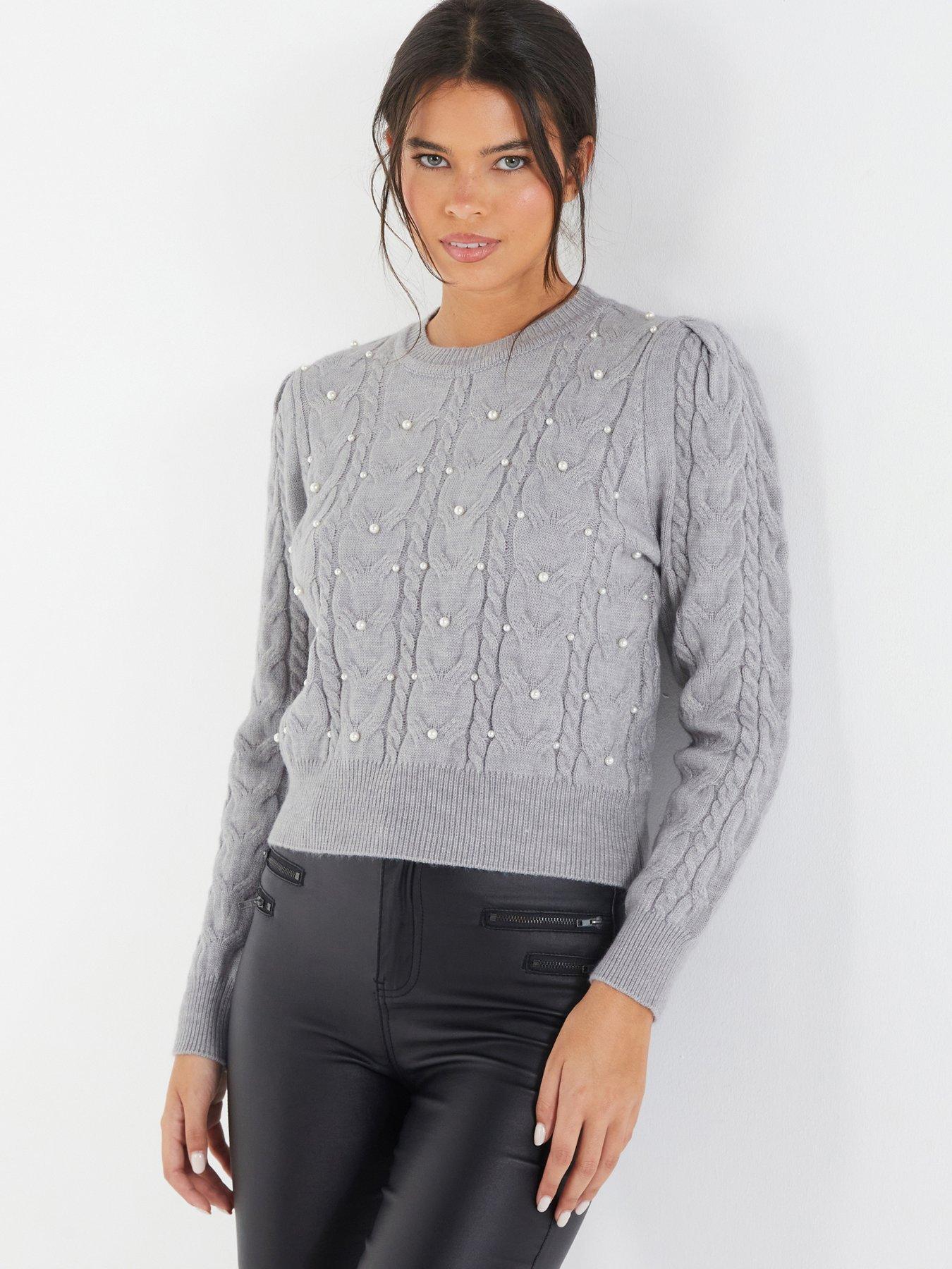 Pearl grey jumper sale