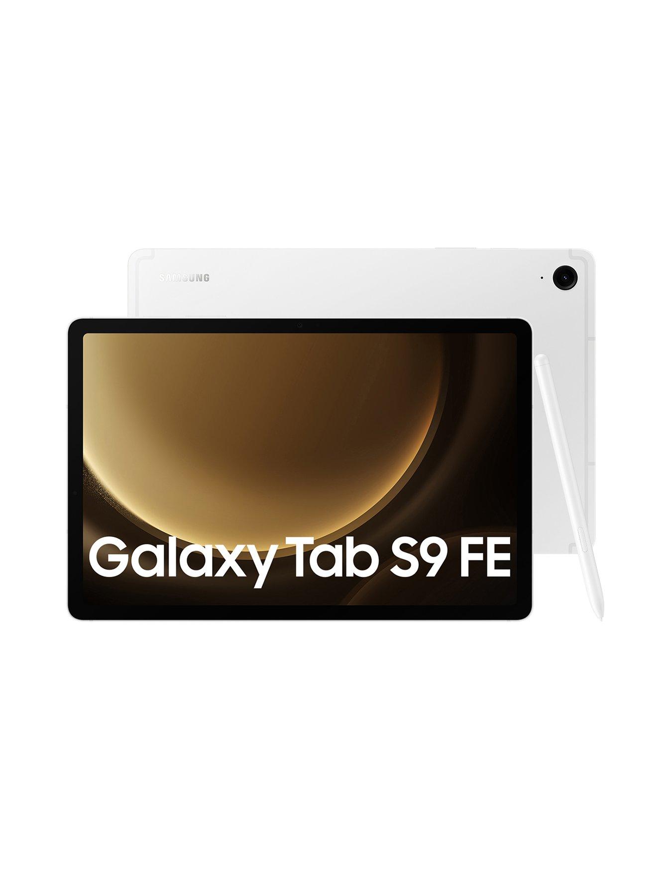 Image of Samsung Galaxy Tab S9 FE 10.9in Tablet - 128GB Storage, Silver