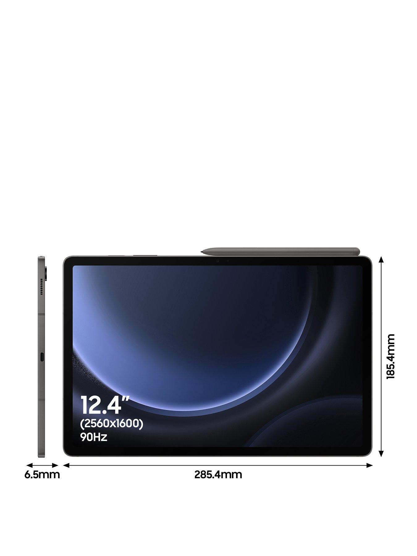 Image 2 of 8 of Samsung Galaxy Tab S9 FE+ 12.4in&nbsp;Tablet -&nbsp;256GB Storage, Gray