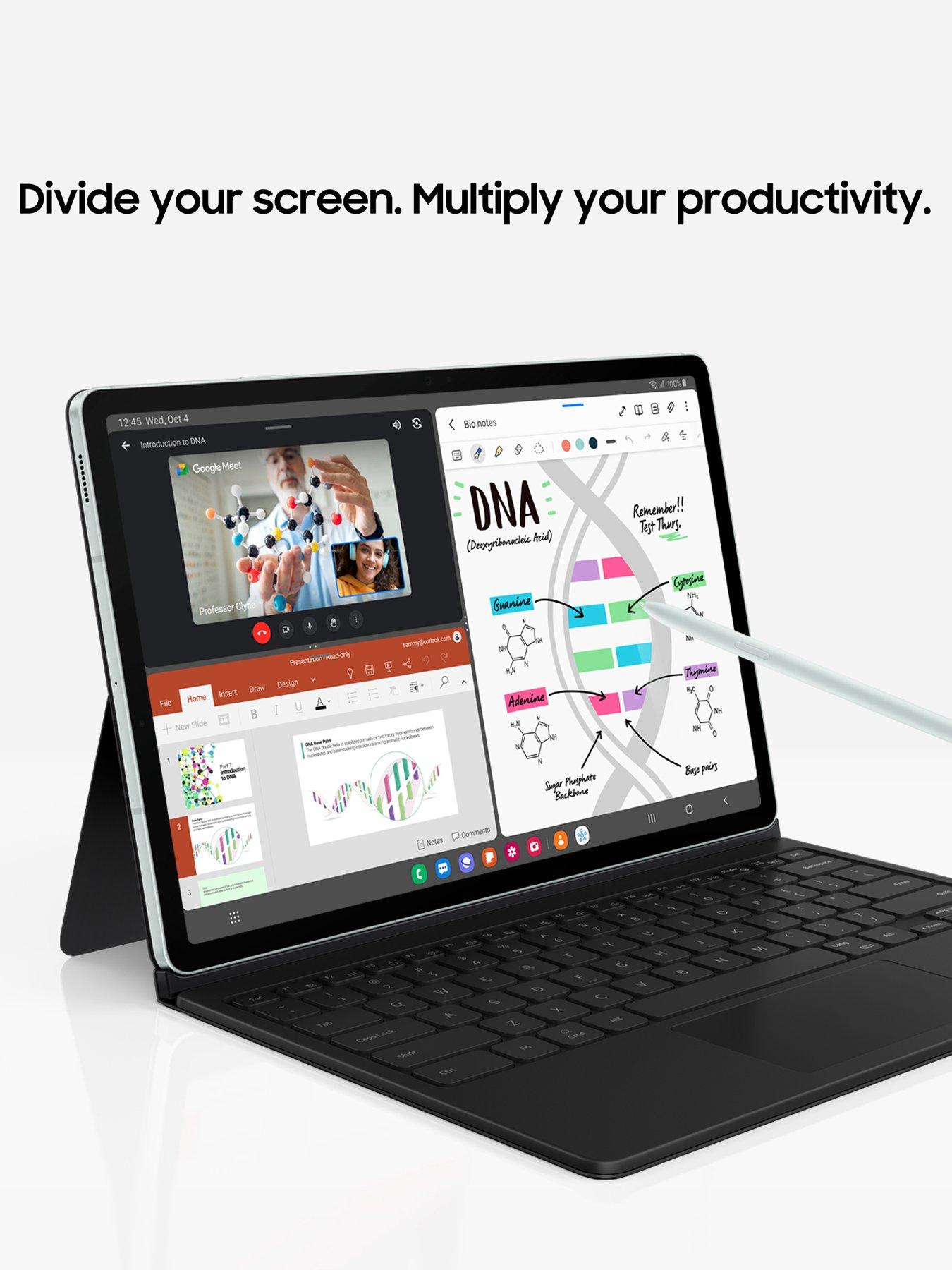 Image 4 of 8 of Samsung Galaxy Tab S9 FE+ 12.4in&nbsp;Tablet -&nbsp;256GB Storage, Gray