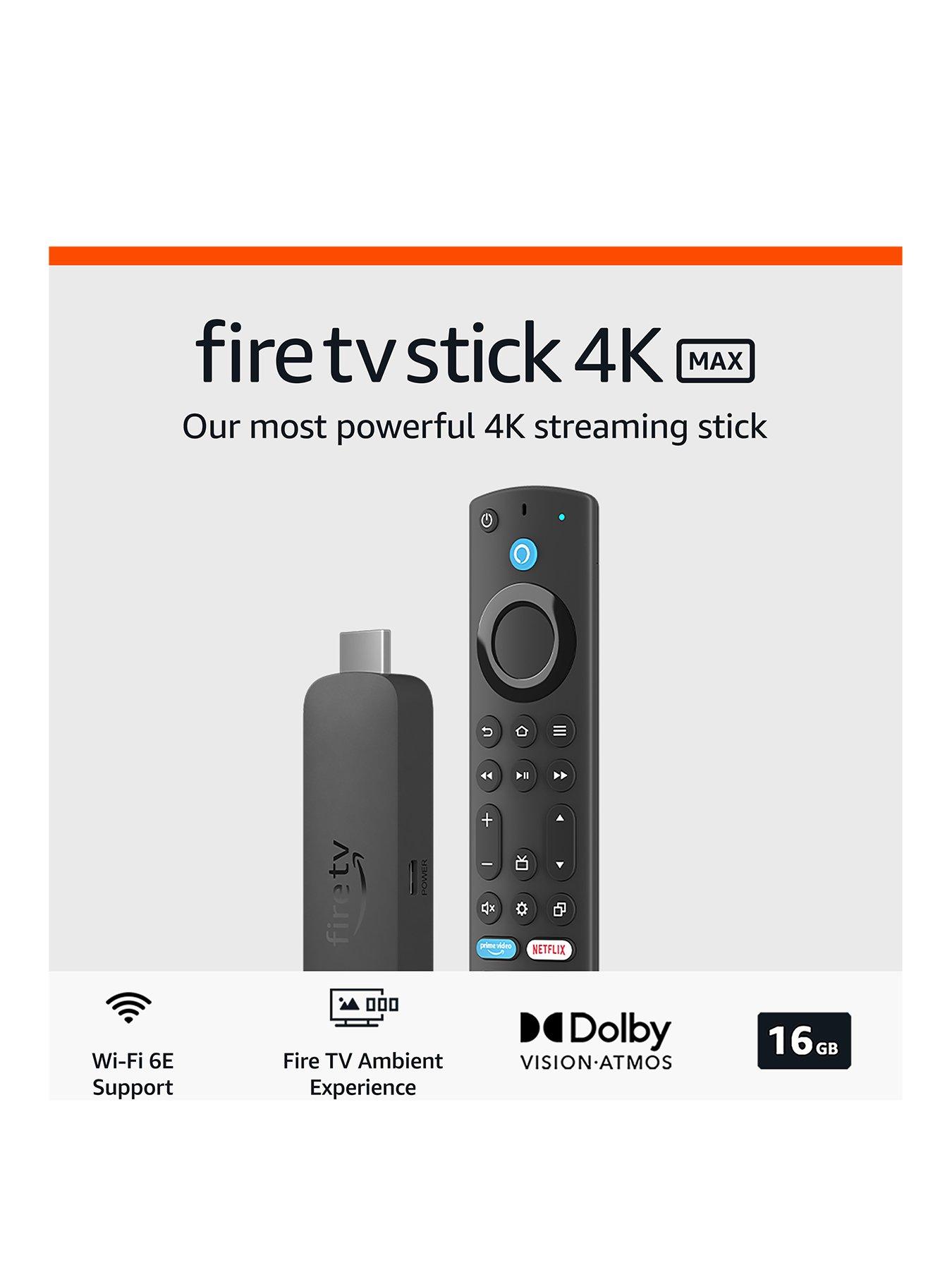 Fire TV Stick 4K streaming device with Alexa built in, Alexa Voice Remote  (2 Pack) 