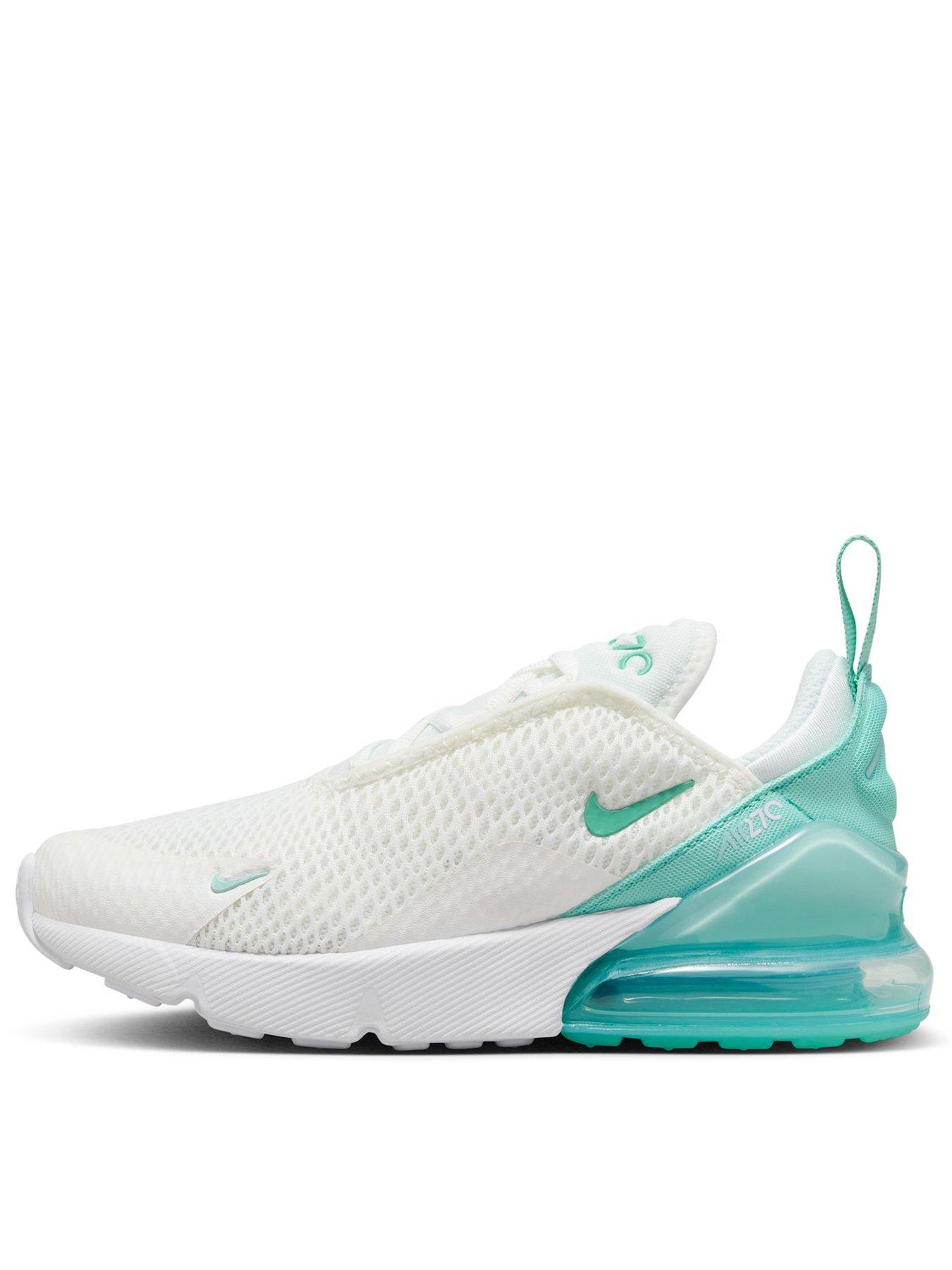 Air max 270 2025 blanche et turquoise