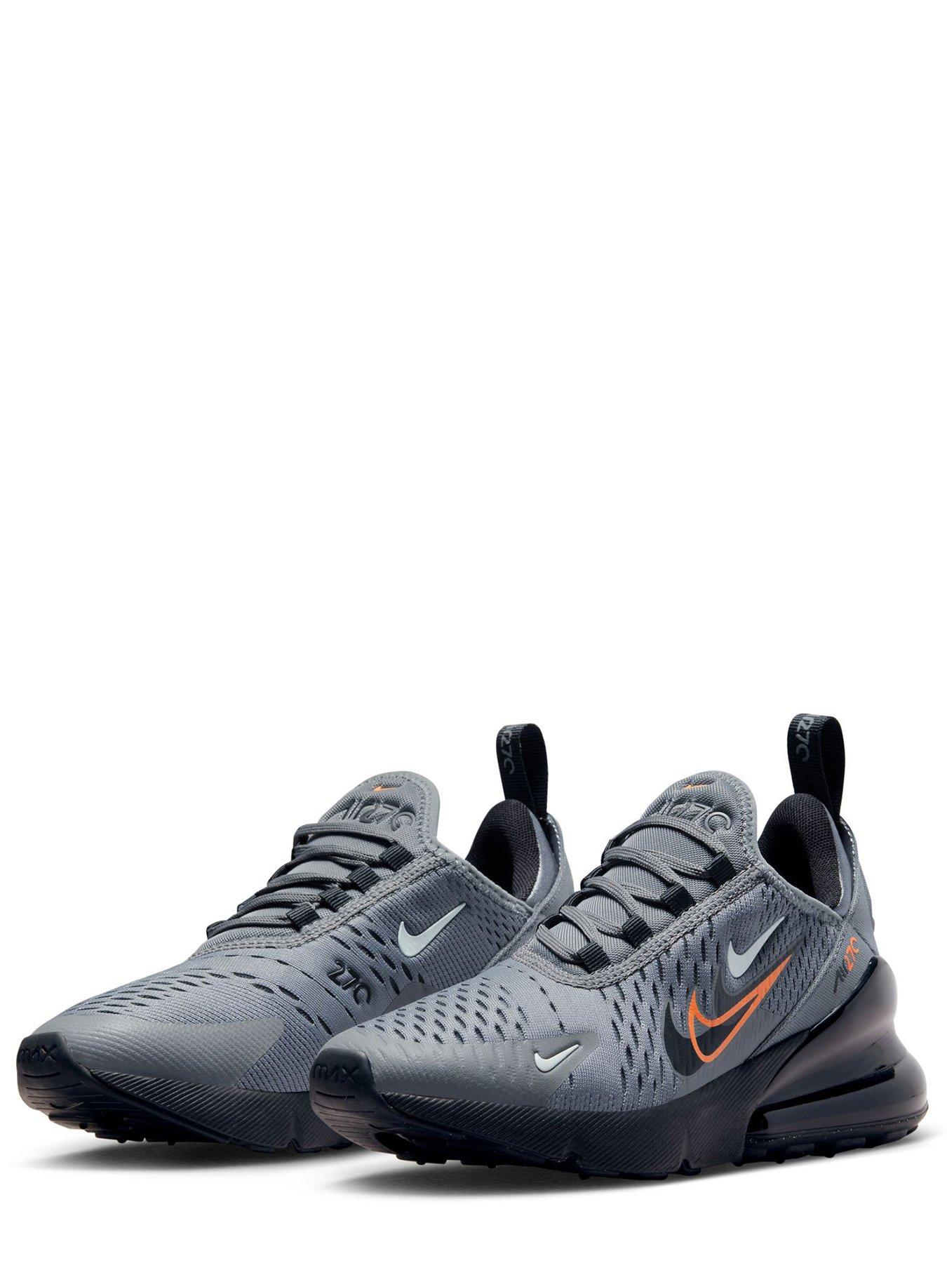 Nike 270 hot sale grey black