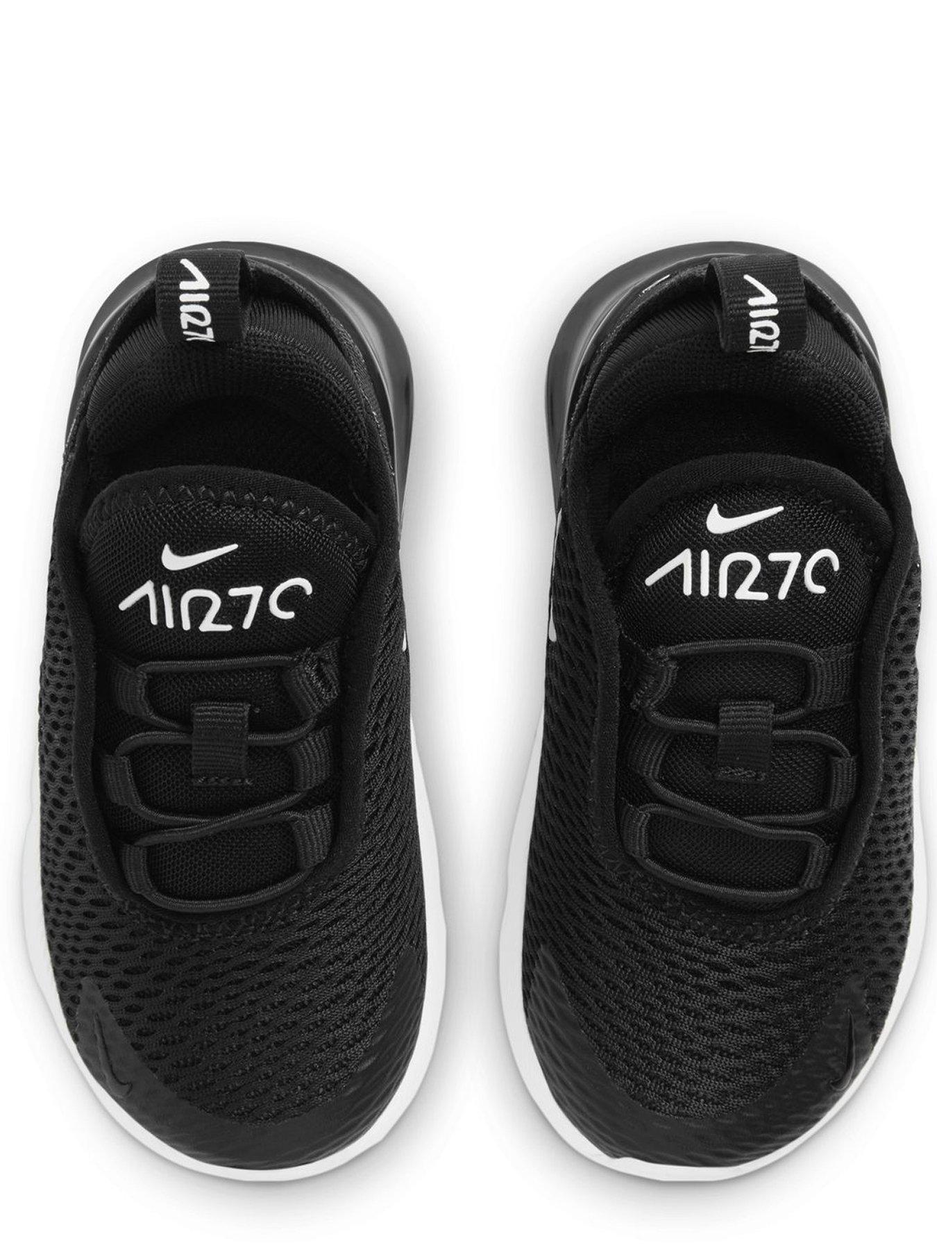 Image 4 of 6 of Nike Infants Air Max 270 Trainers - Black/White