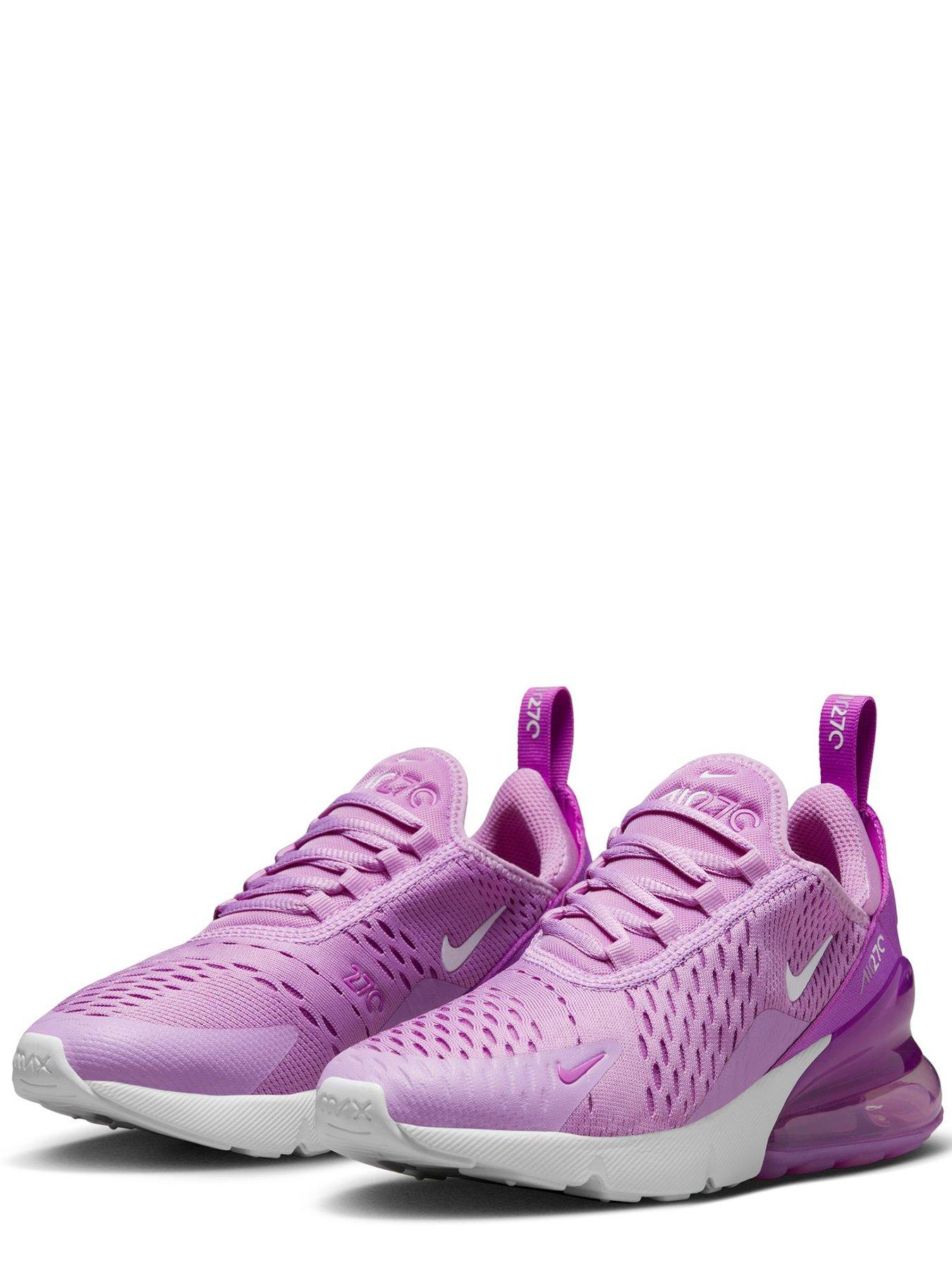 Nike air max 270 junior pink and outlet white