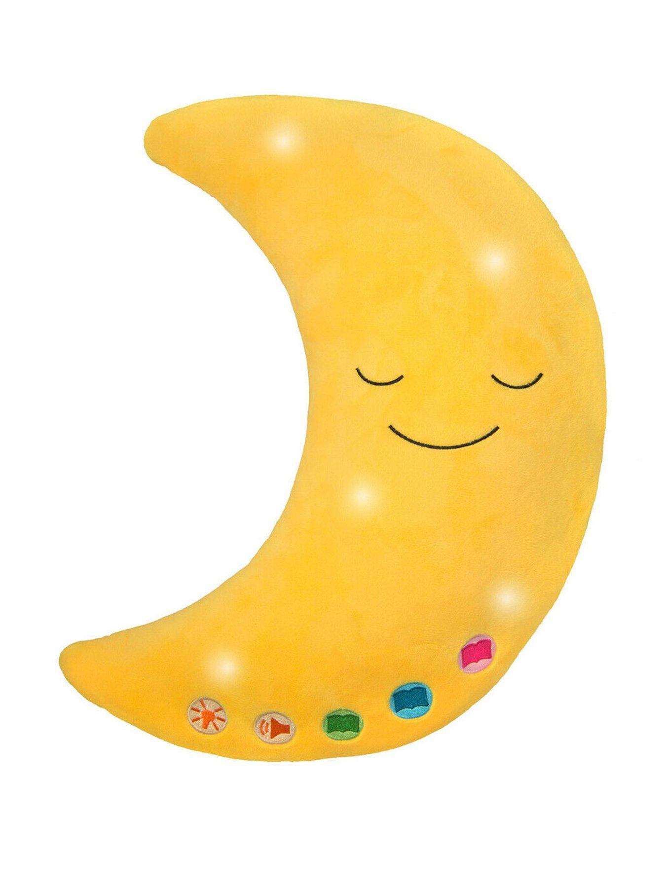 undefined My Quran' Moon Shaped Light And Sound Pillow - Original Yellow