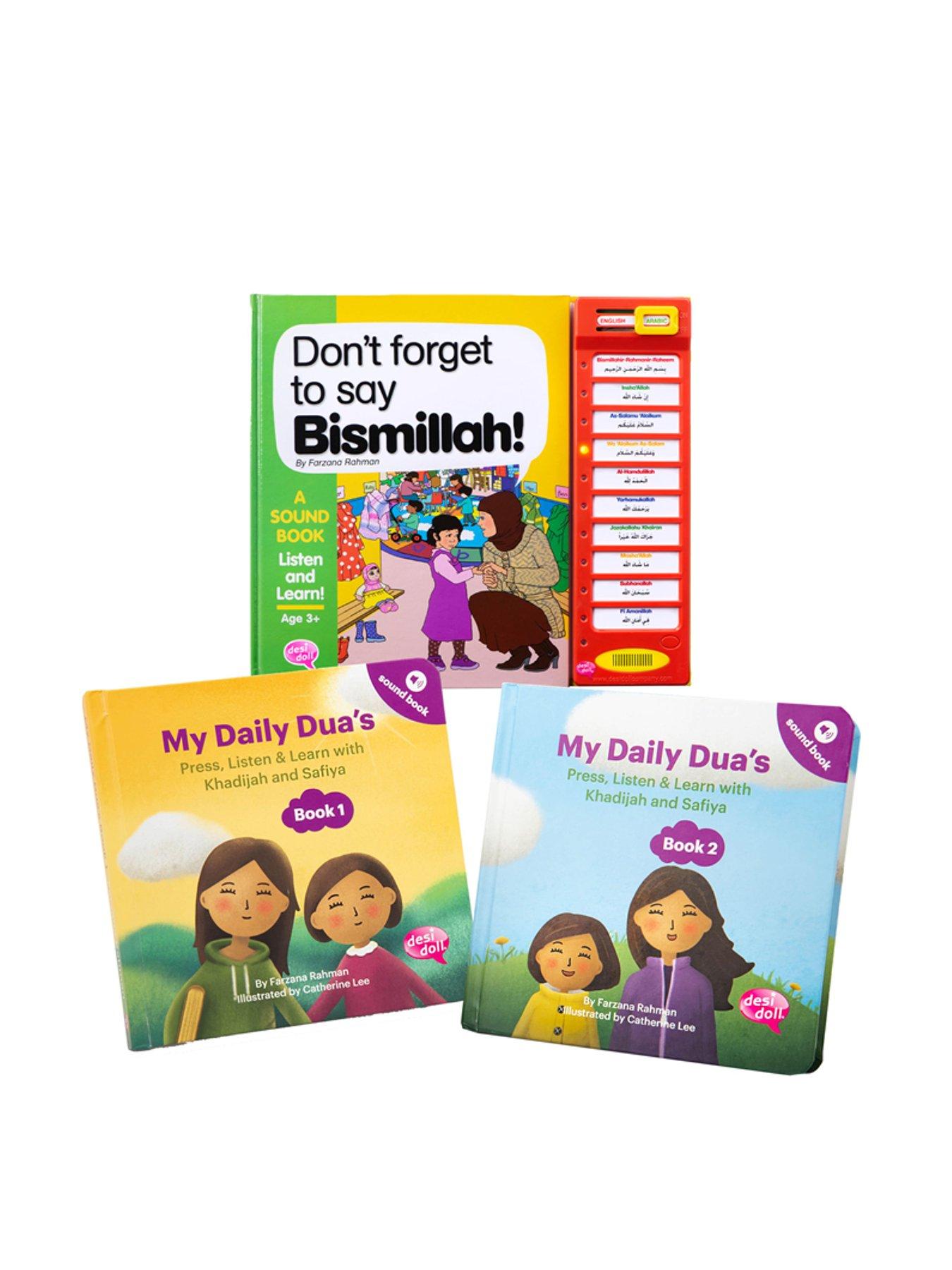 undefined Don't Forget To Say Bismillah Story Sound Book and My Daily Dua's Story Sound Book: Part 1  &  2