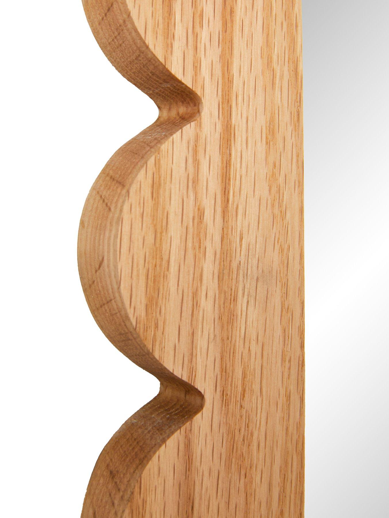 Image 5 of 5 of Very Home Scalloped Wooden Mirror 60x80cm