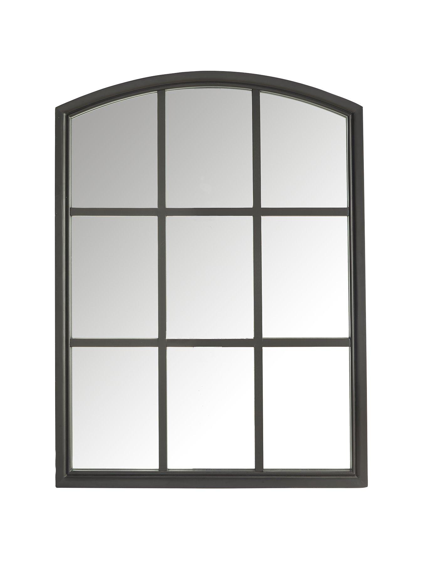 Image 2 of 5 of The Very Collection Wooden Window Pane Mirror 102 x&nbsp;76&nbsp;cm