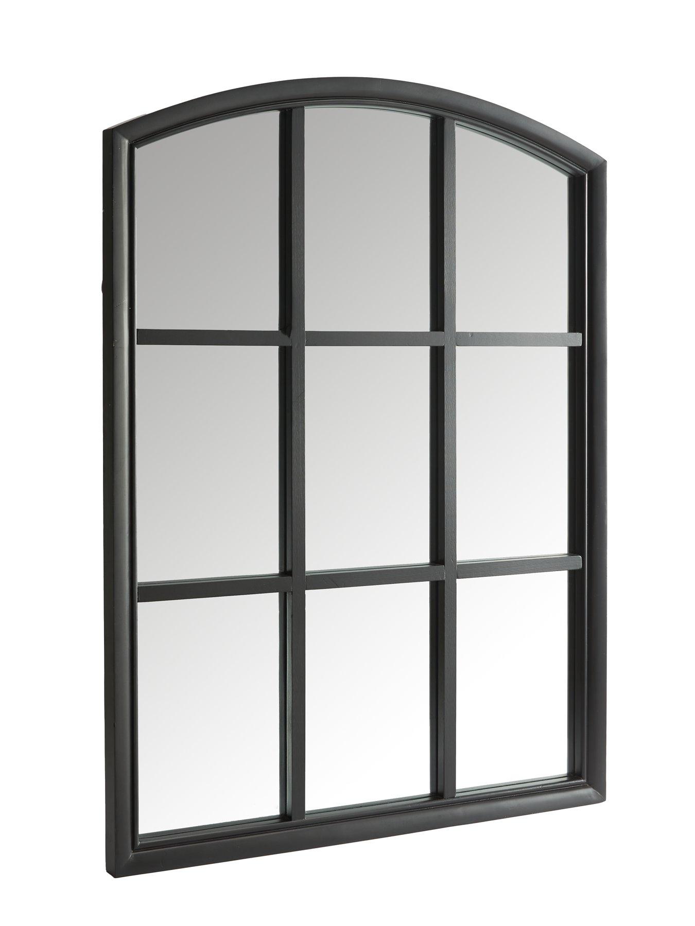 Image 3 of 5 of The Very Collection Wooden Window Pane Mirror 102 x&nbsp;76&nbsp;cm
