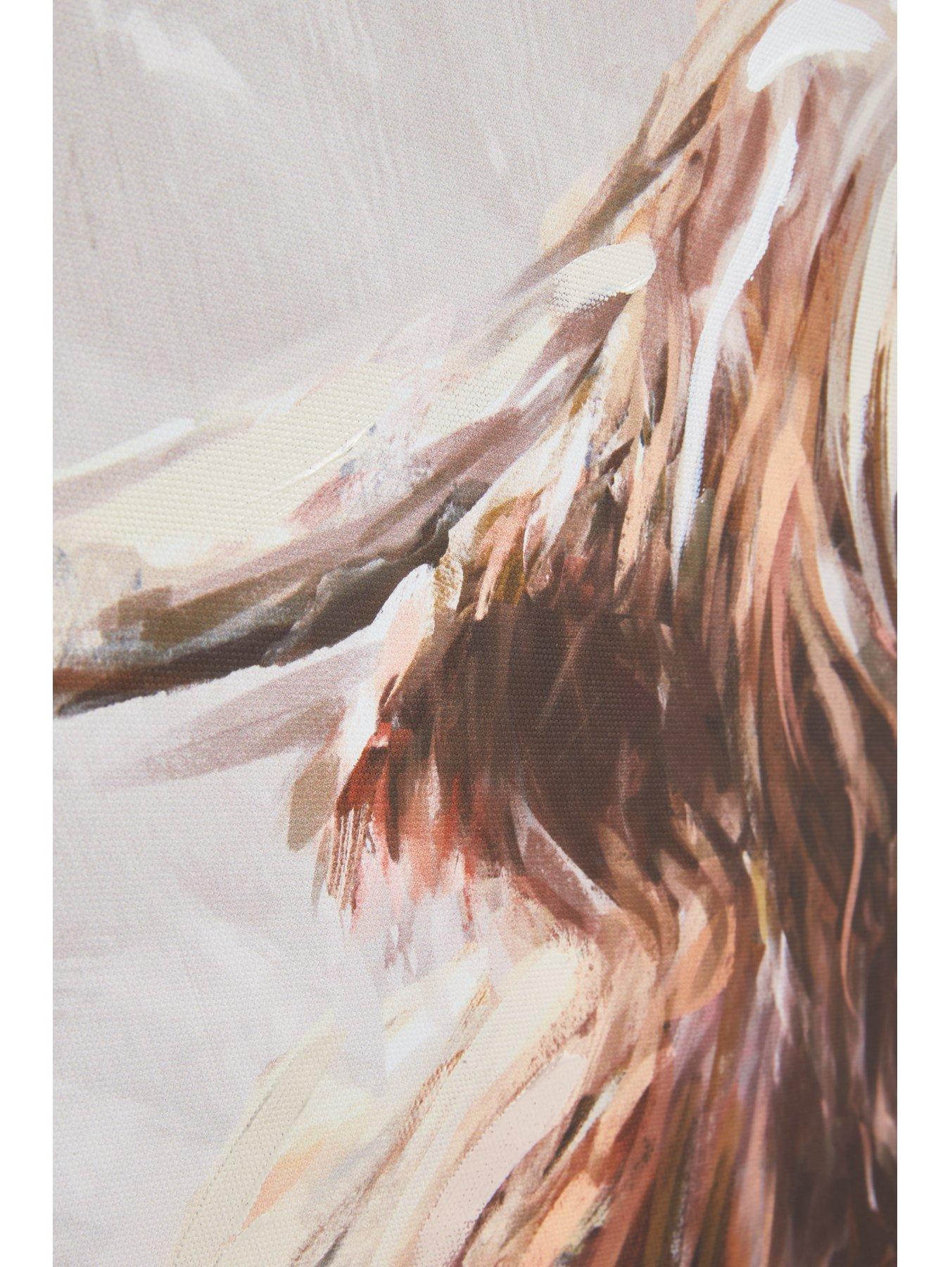 Image 6 of 6 of The Very Collection Printed Highland Cow Canvas - FSC&reg; Certified