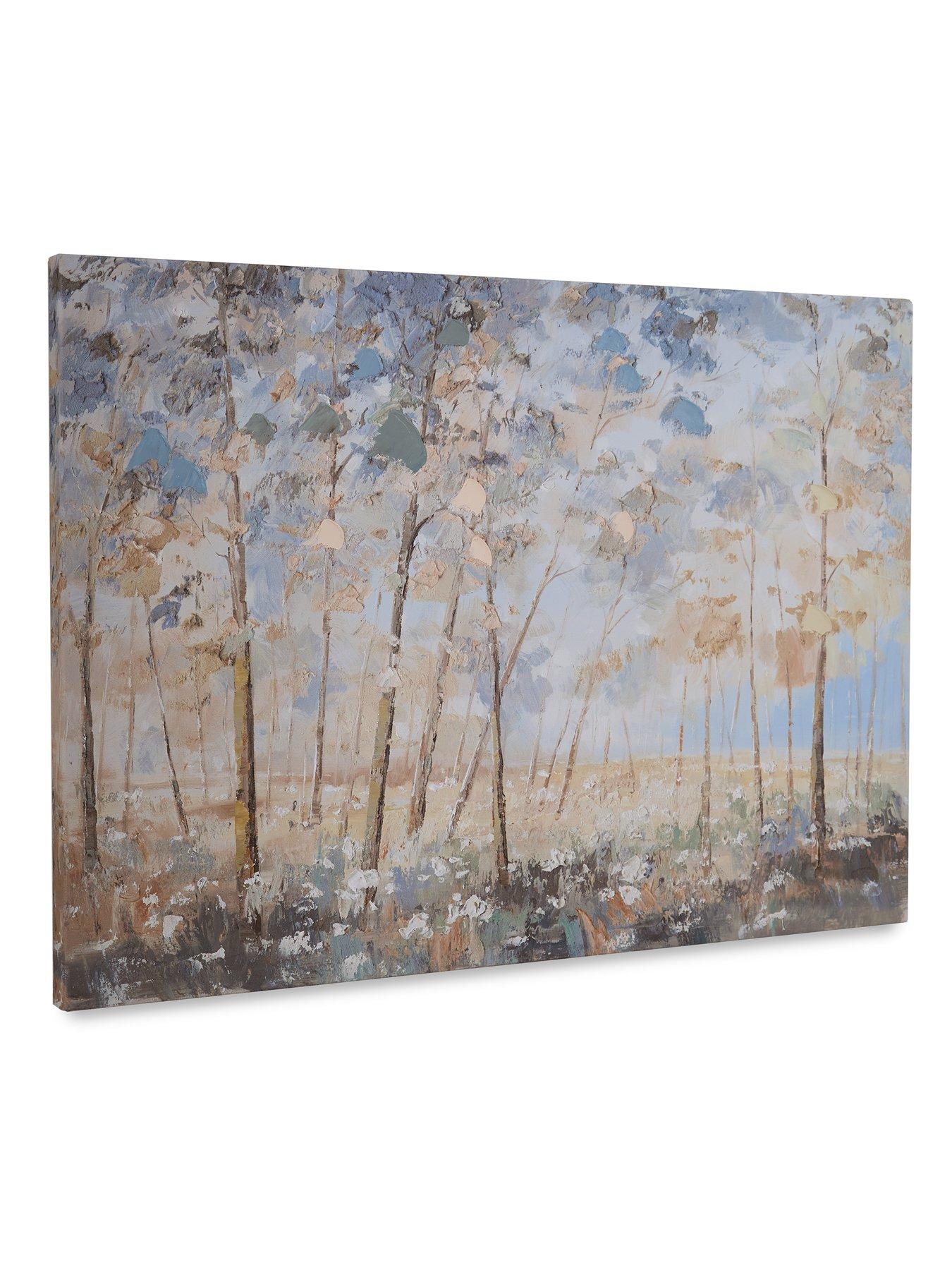 Image 3 of 6 of The Very Collection Printed Canvas Landscape Spring Trees 50x70cm - FSC&reg; Certified