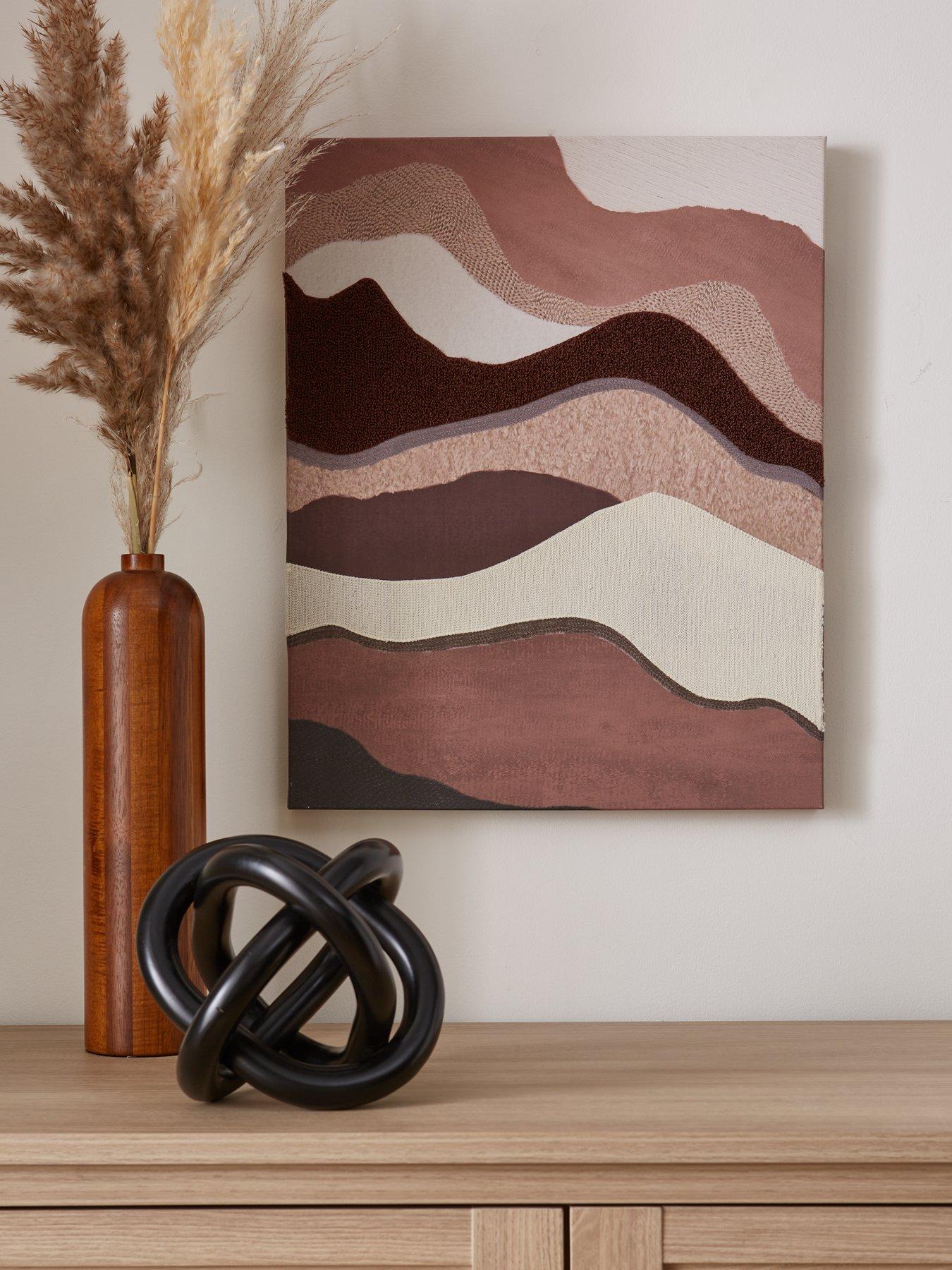 Product photograph of Very Home Abstract Landscape Canvas Art from very.co.uk
