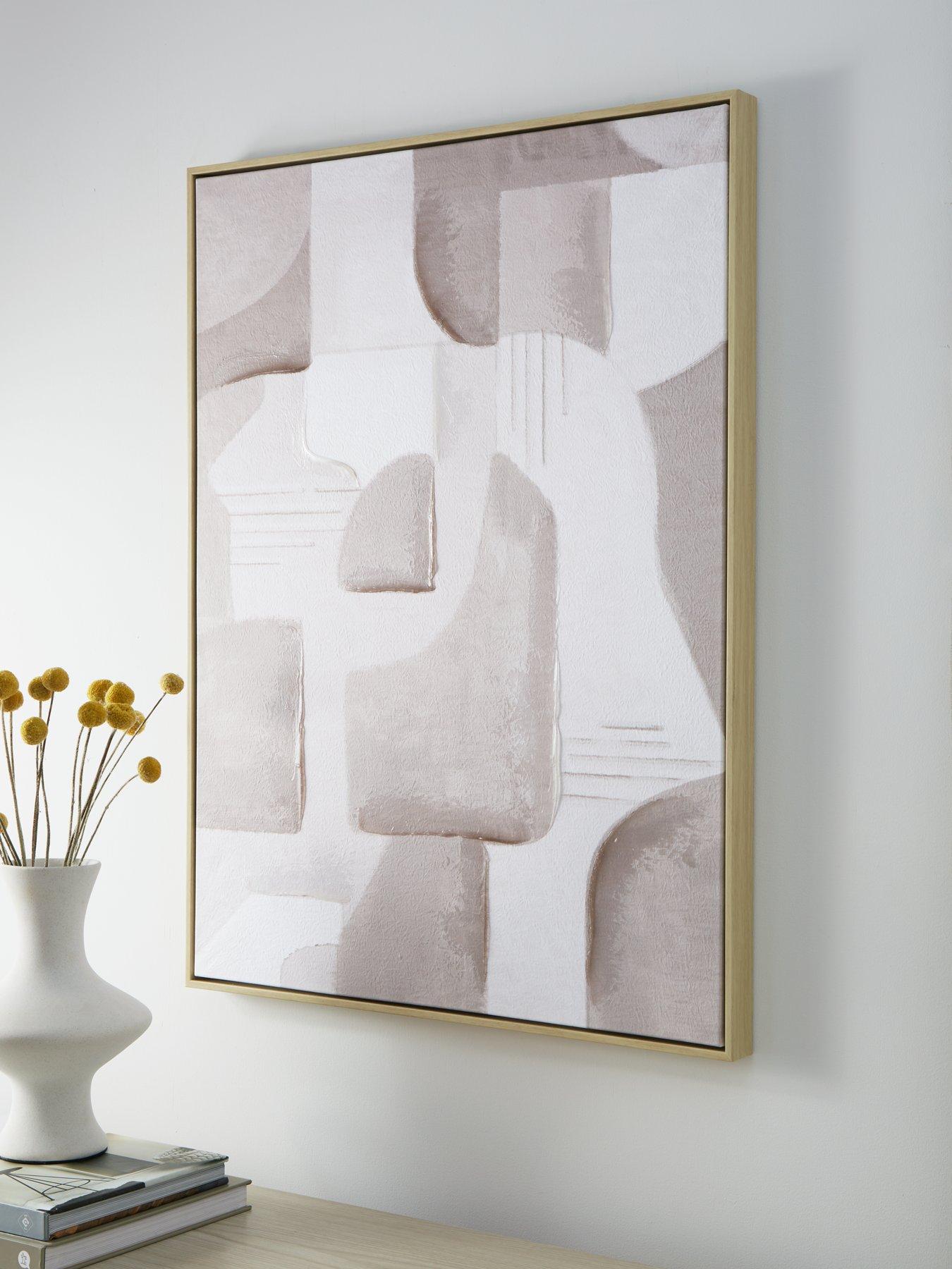 Product photograph of Very Home Capped Parchment Coloured Gel Abstract Shapes from very.co.uk