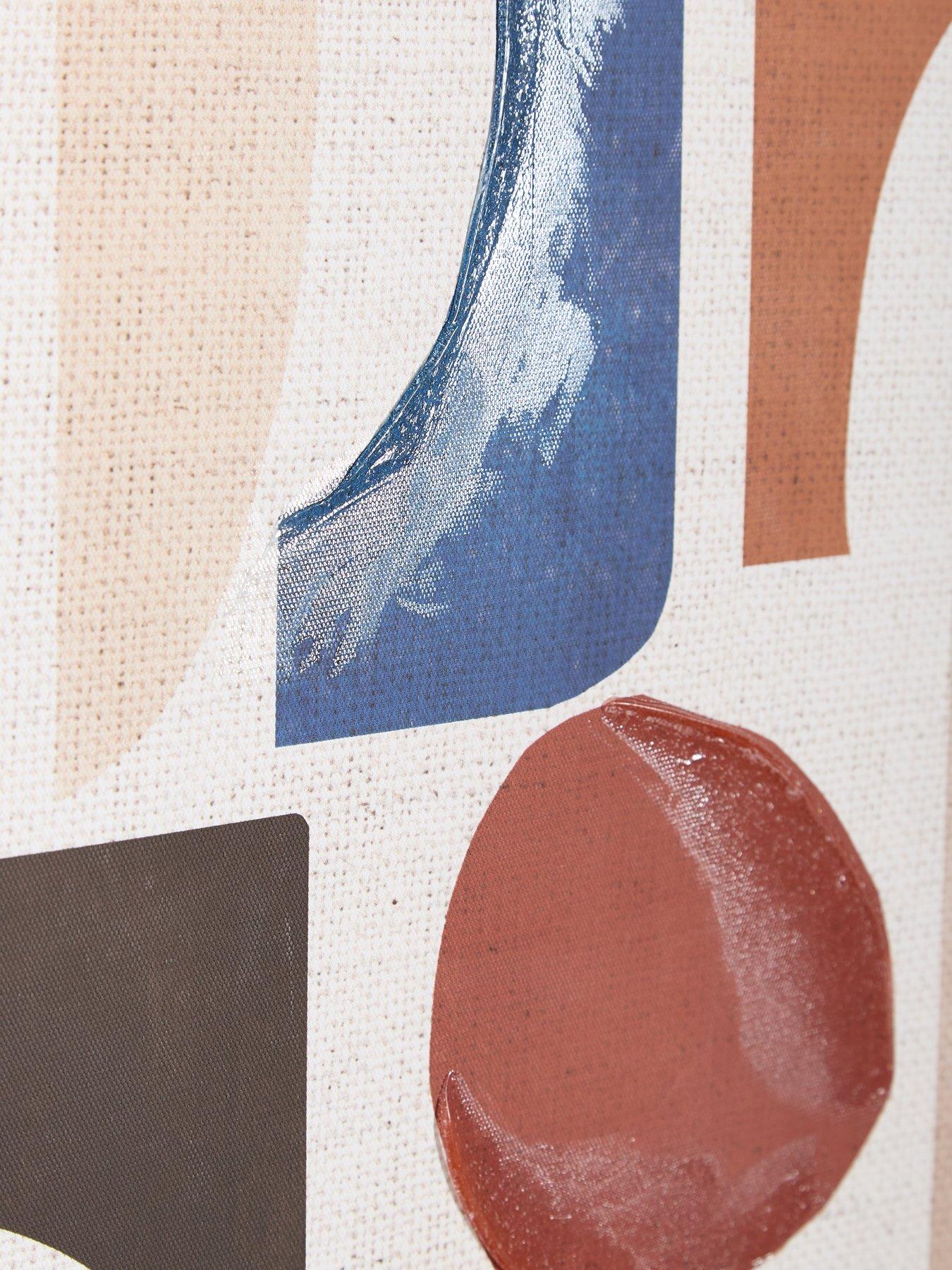 Image 6 of 6 of Very Home Capped Canvas Abstract Multi Shapes 60x80cm