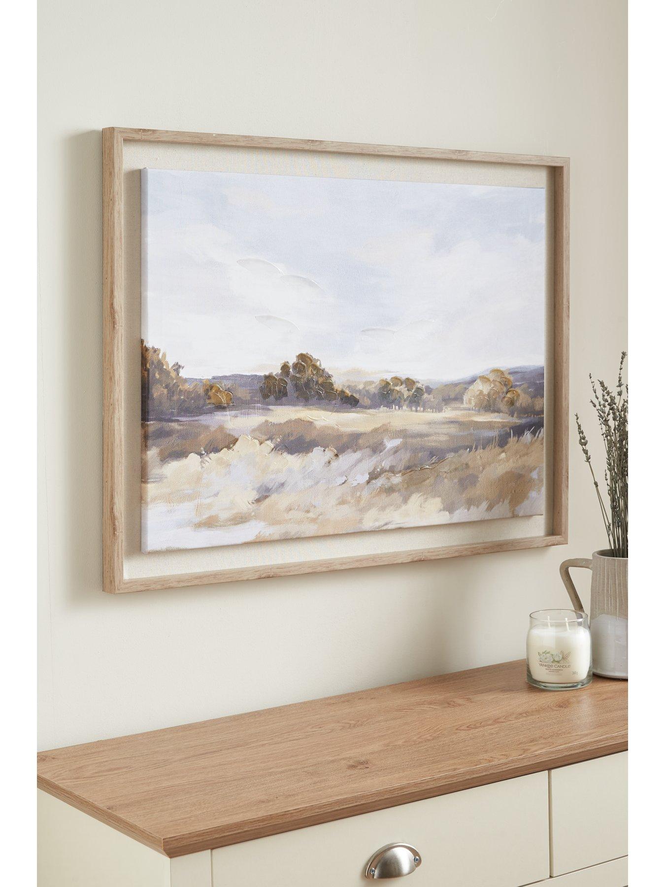 Product photograph of Very Home Canvas Country Side Water Colour 60x80cm from very.co.uk