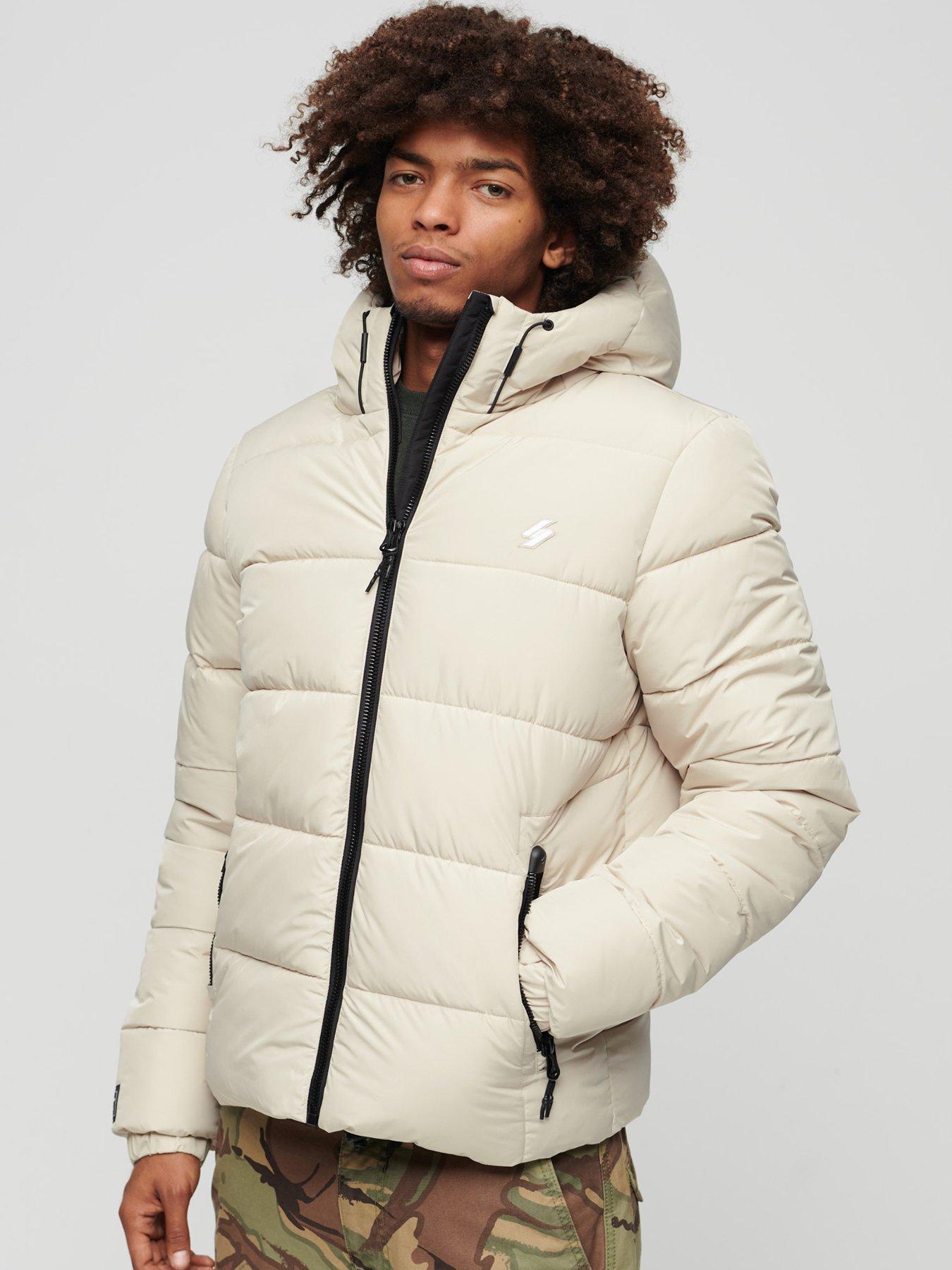 Superdry long sports padded on sale coat