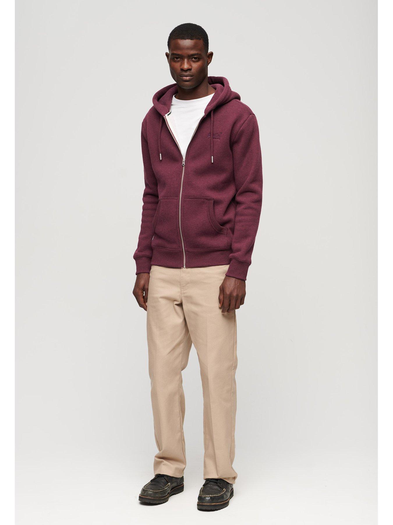 Superdry maroon hoodie online