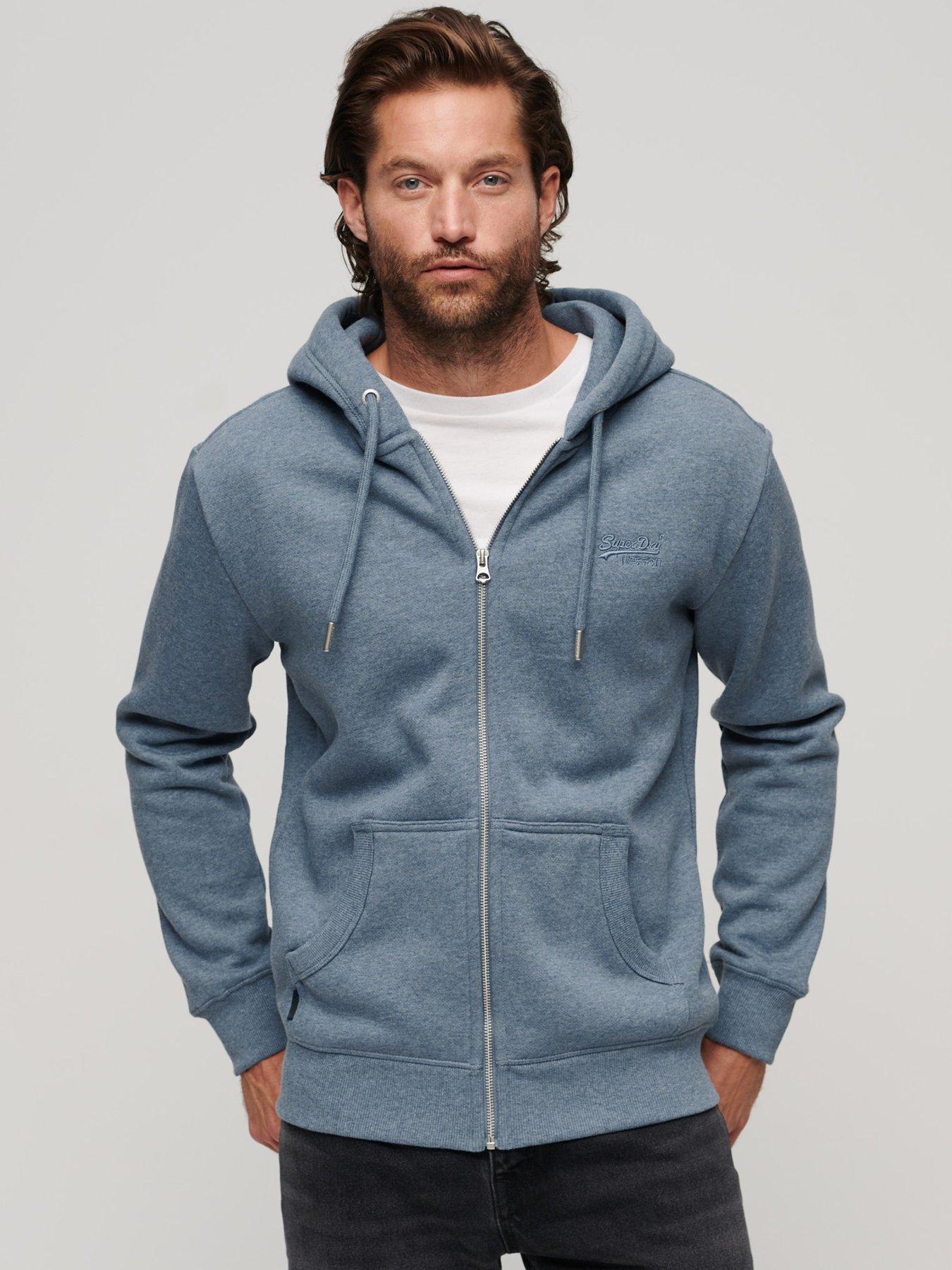 Light blue superdry clearance hoodie