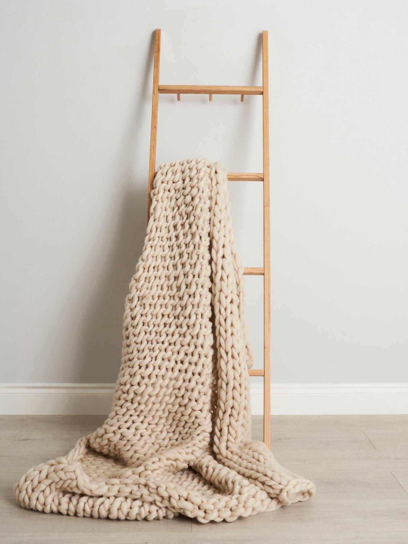 undefined Chunky Knit Cable Throw